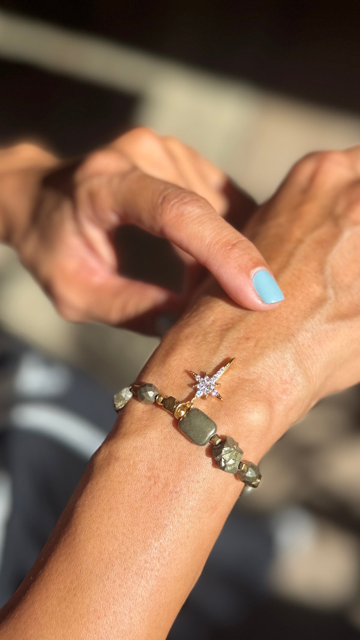 LUMEN — Bracelet en Pyrite Étoile | Abondance & Opportunités