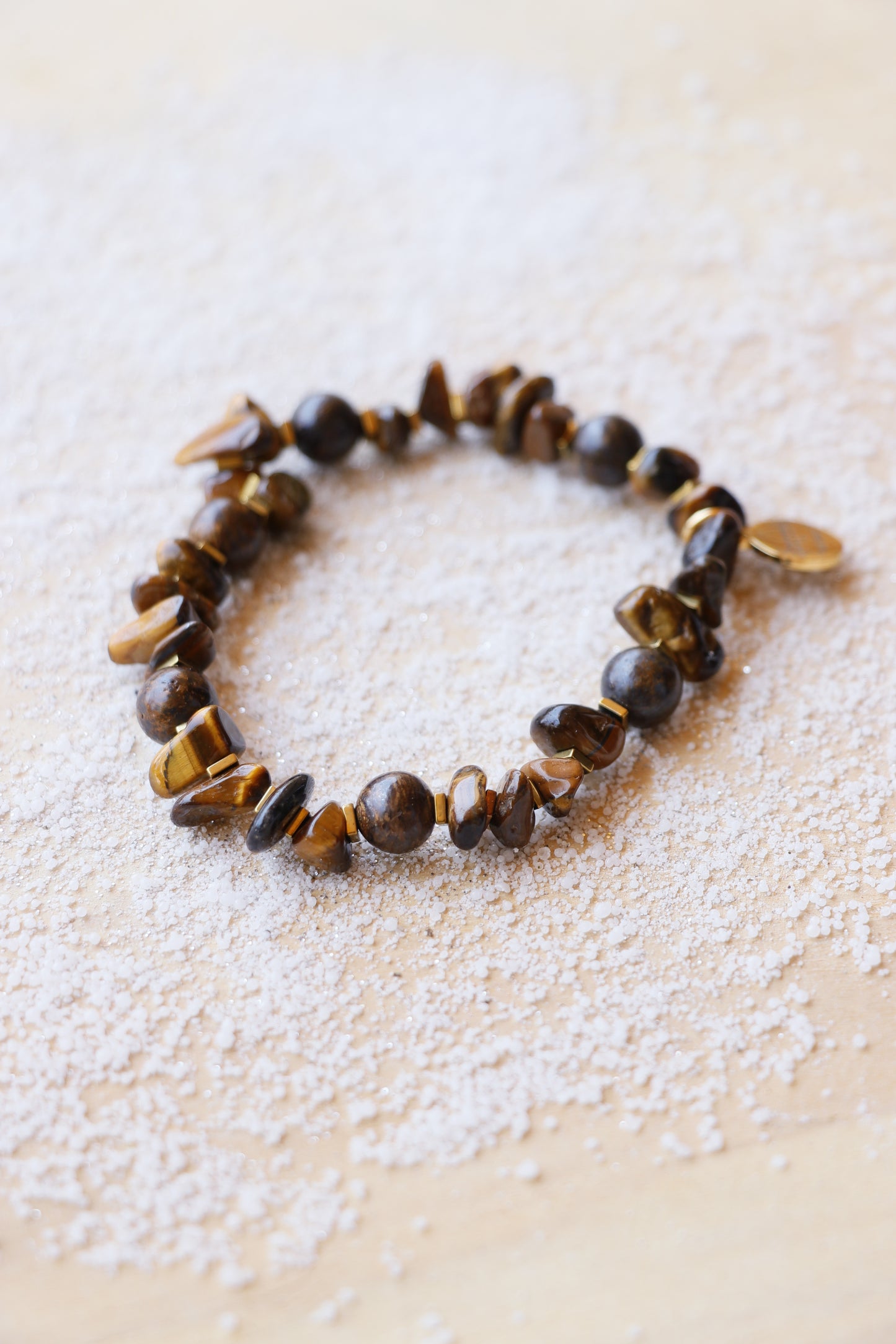 Bracelet VIRYA Confiance & Protection en Oeil de Tigre