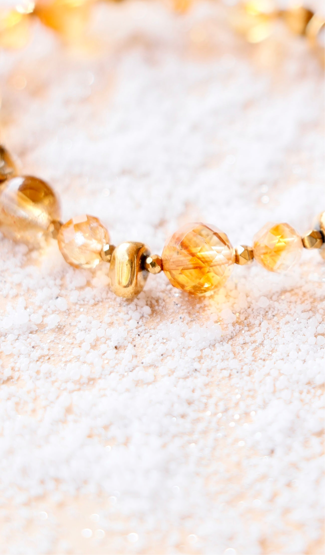 Bracelet LAKSHMI Abondance & Énergie Positive en Citrine