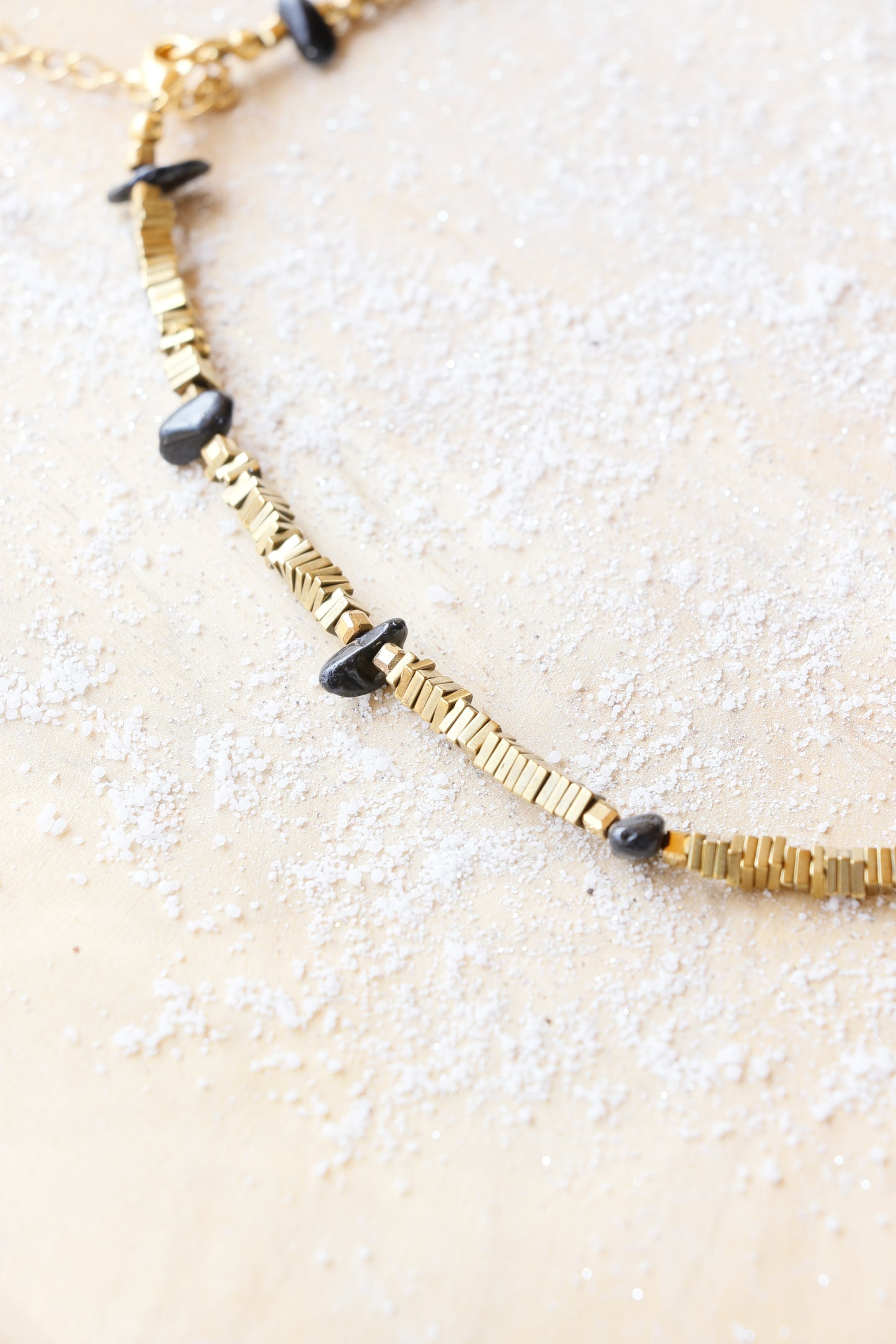 Collier Tour de cou en Tourmaline Noire KSHAMA Protection & Ancrage