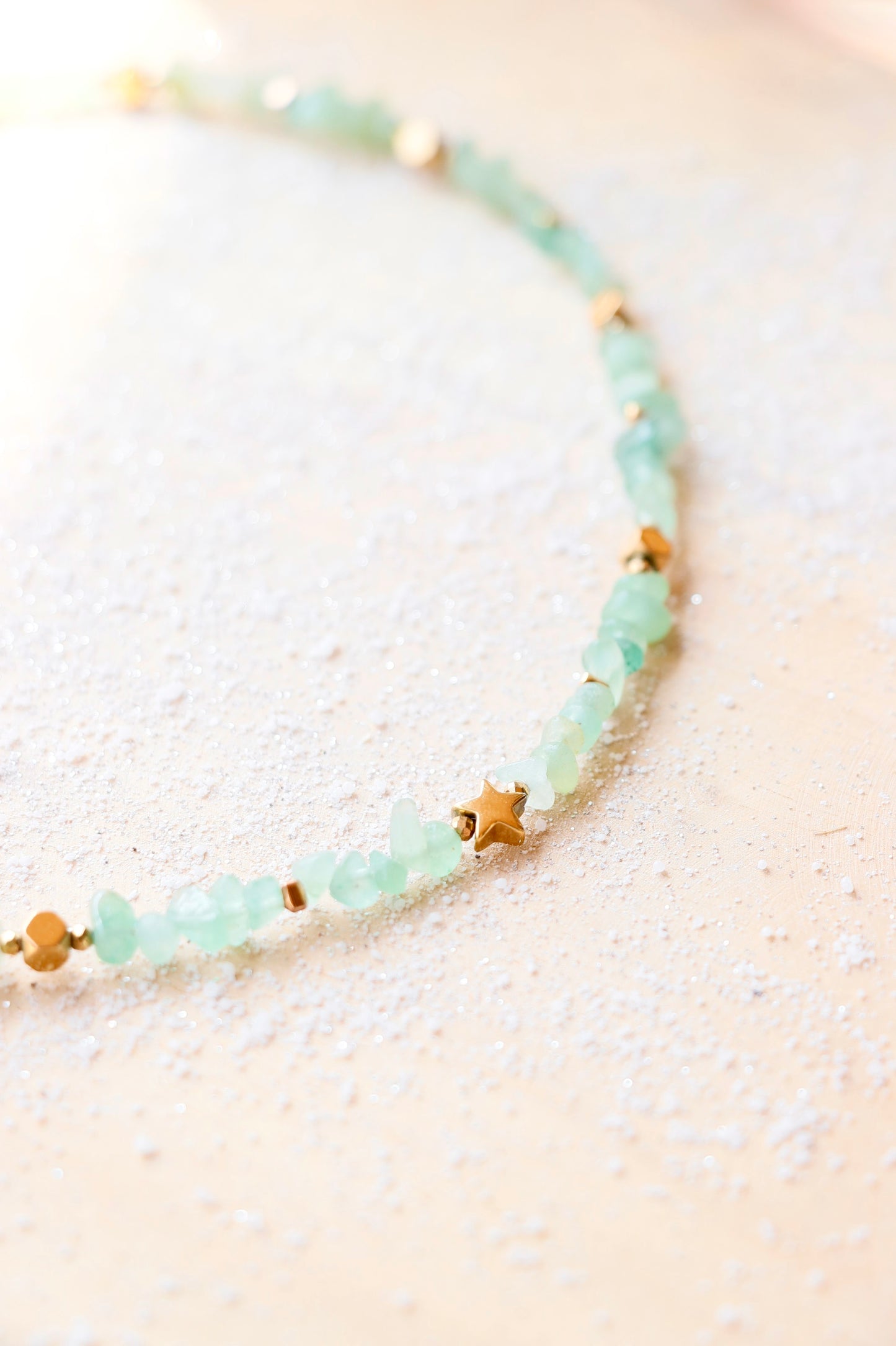Collier Tour de Cou SAMATA – Chance & Harmonie en Aventurine