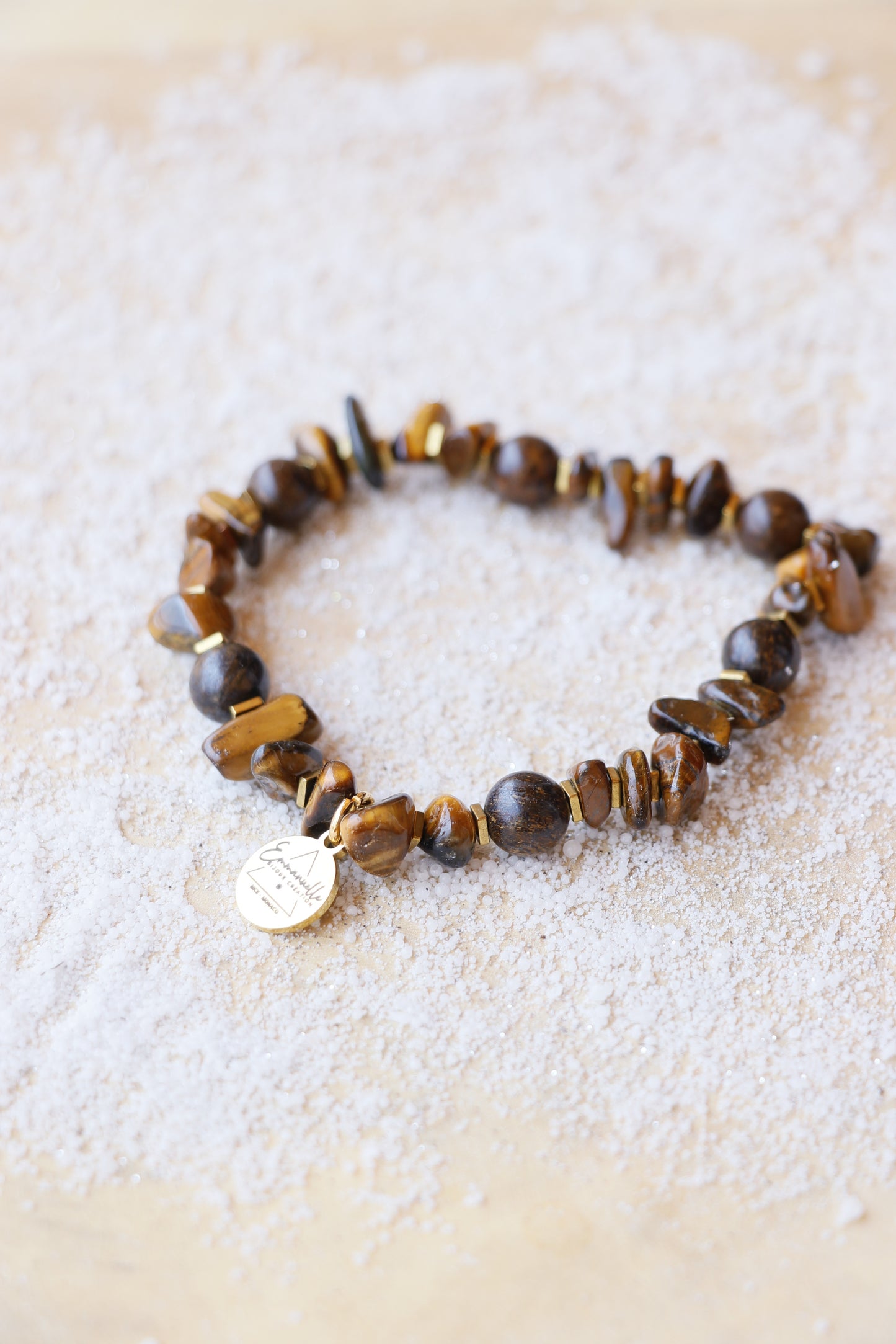 Bracelet VIRYA Confiance & Protection en Oeil de Tigre