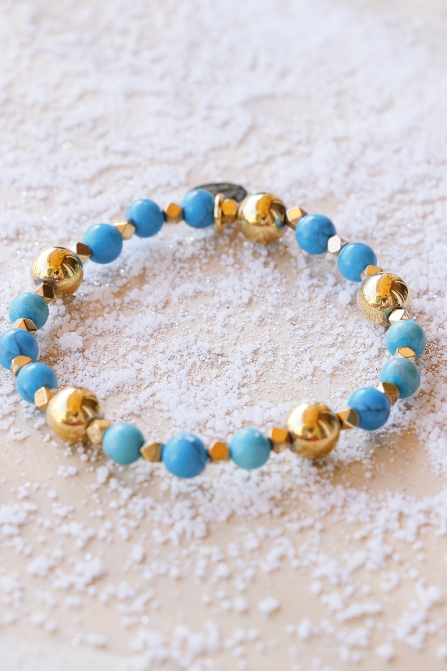 Bracelet simple VAK en Turquoise – Protection & Communication Authentique