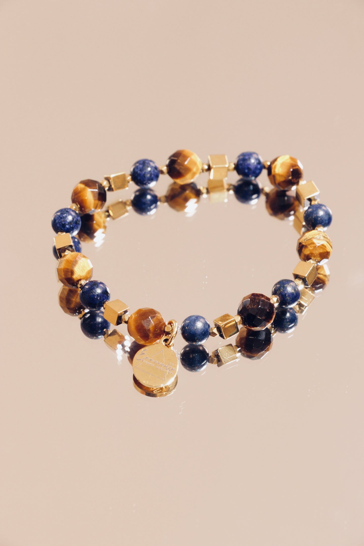 Bracelet JÑĀNA en Lapis Lazuli – Intuition & Communication Authentique