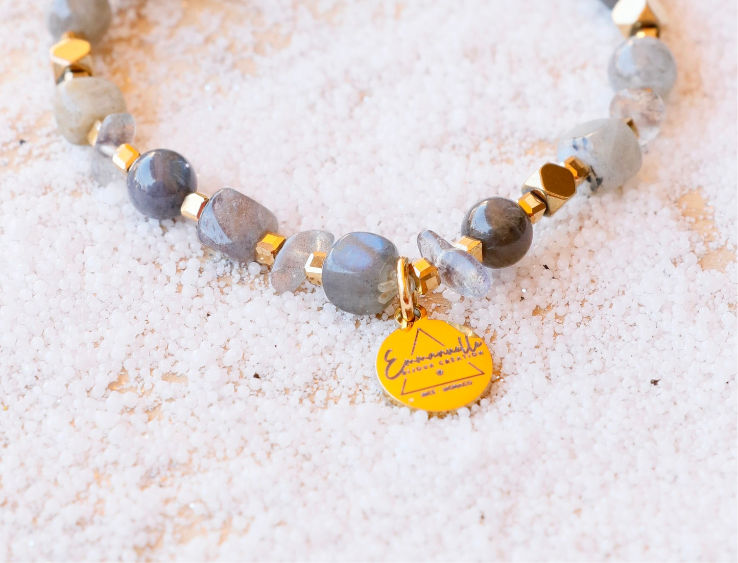 Bracelet Étoile MAYA Protection & Régénération Énergétique en Labradorite
