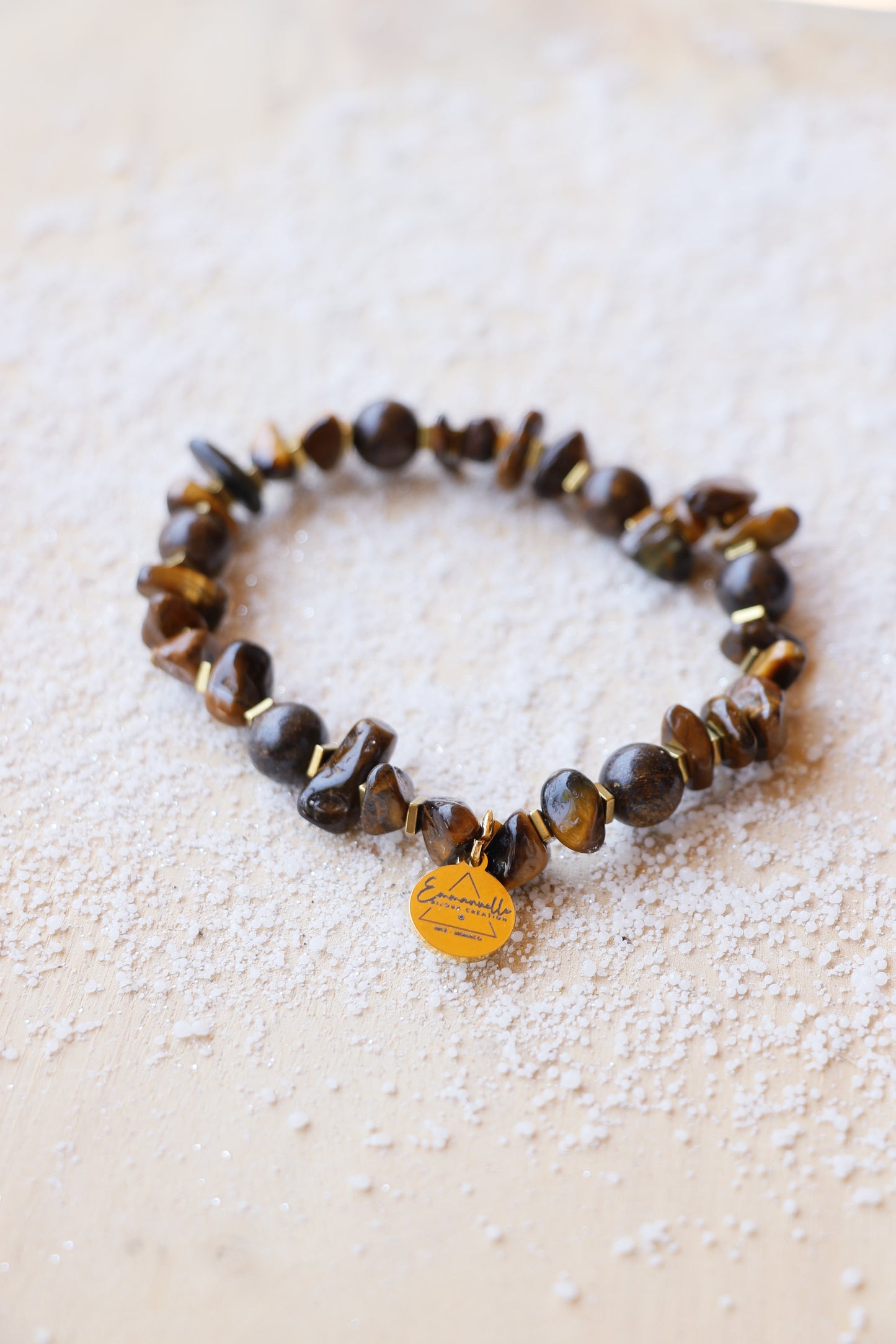 Bracelet VIRYA Confiance & Protection en Oeil de Tigre