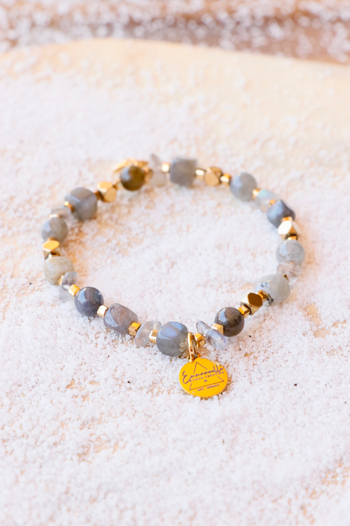 Bracelet Étoile MAYA Protection & Régénération Énergétique en Labradorite
