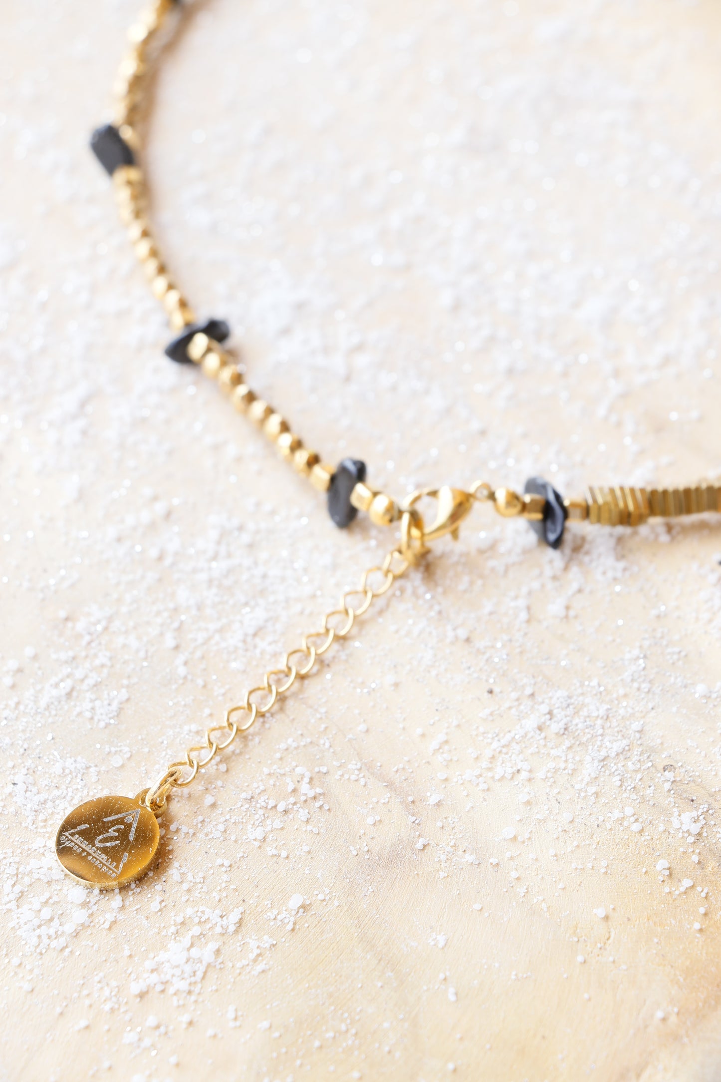 Collier Tour de cou en Tourmaline Noire KSHAMA Protection & Ancrage