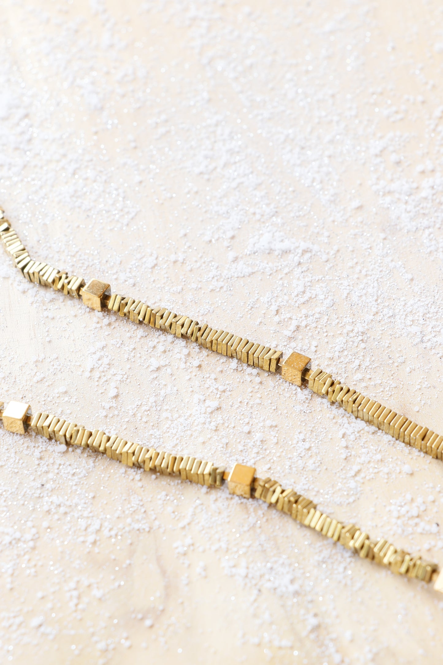 Chainette à lunette LAKSHMI en Citrine – Abondance & Énergie Positive