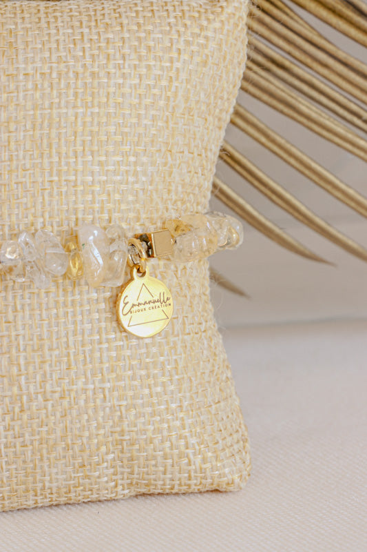 Bracelet LAKSHMI Abondance & Énergie Positive en Citrine