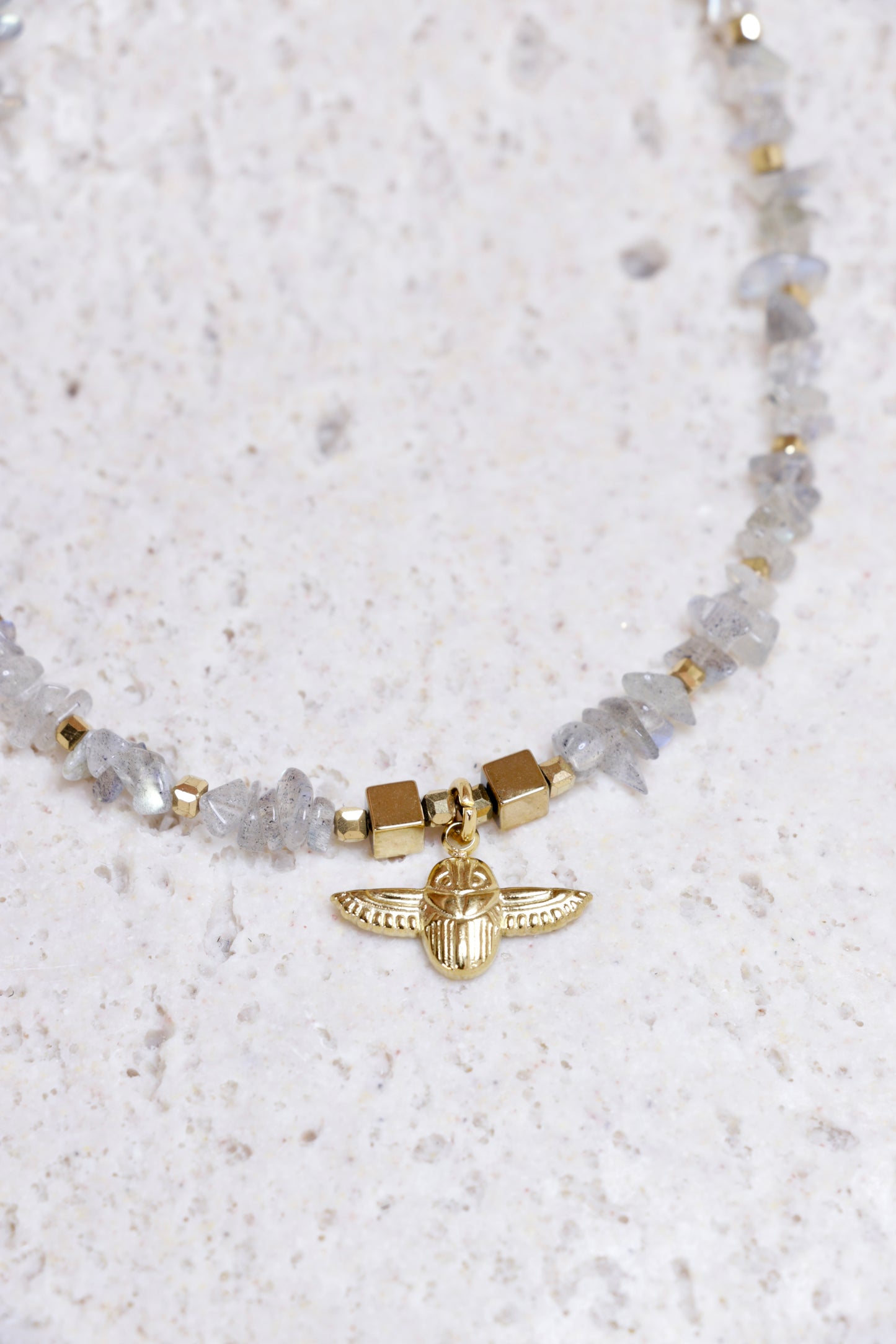 KSHAMA Labradorite Choker Necklace 🜂 I no longer wear what isn't mine
