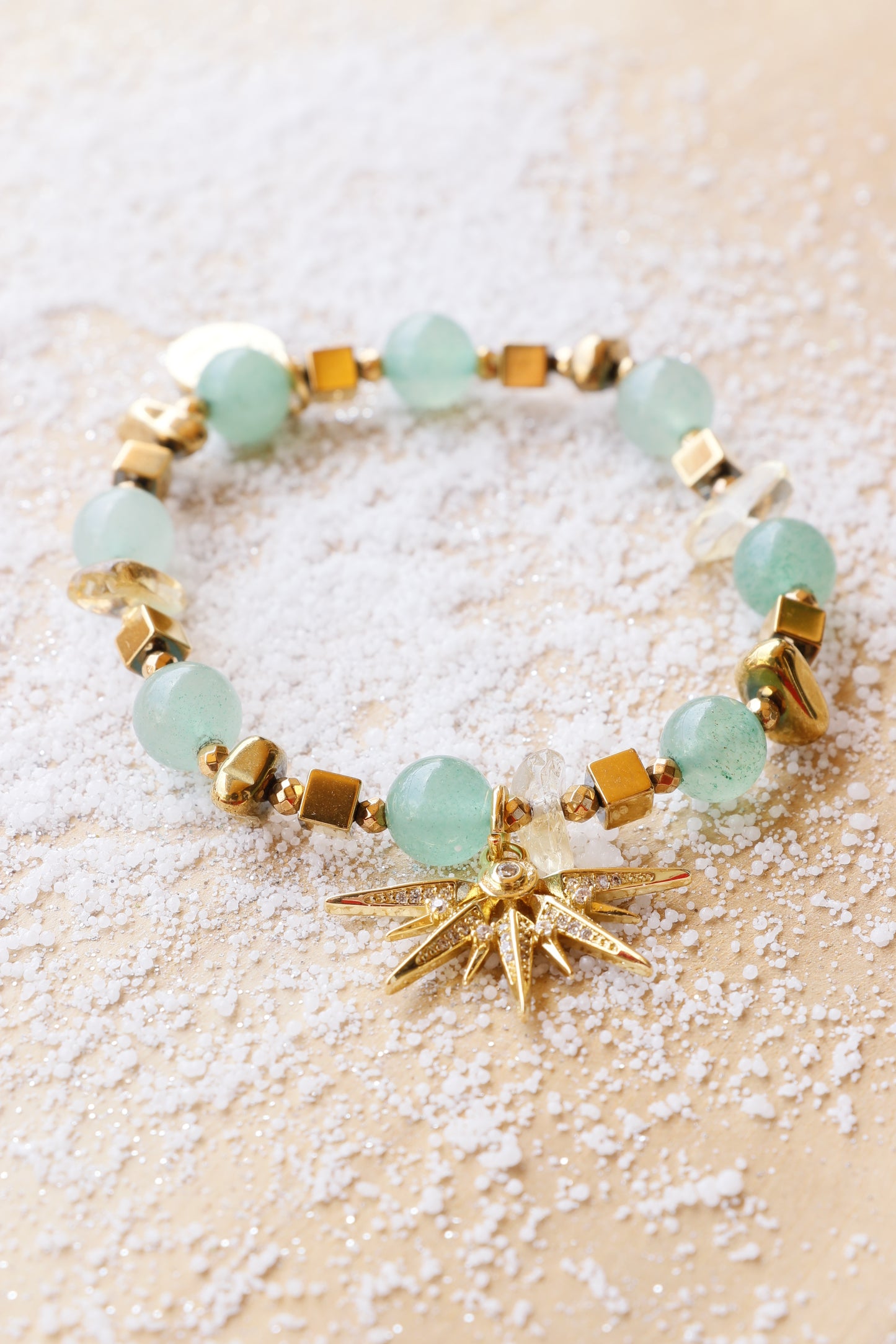 Bracelet SAMATA pour la Chance et l'Harmonie en Aventurine
