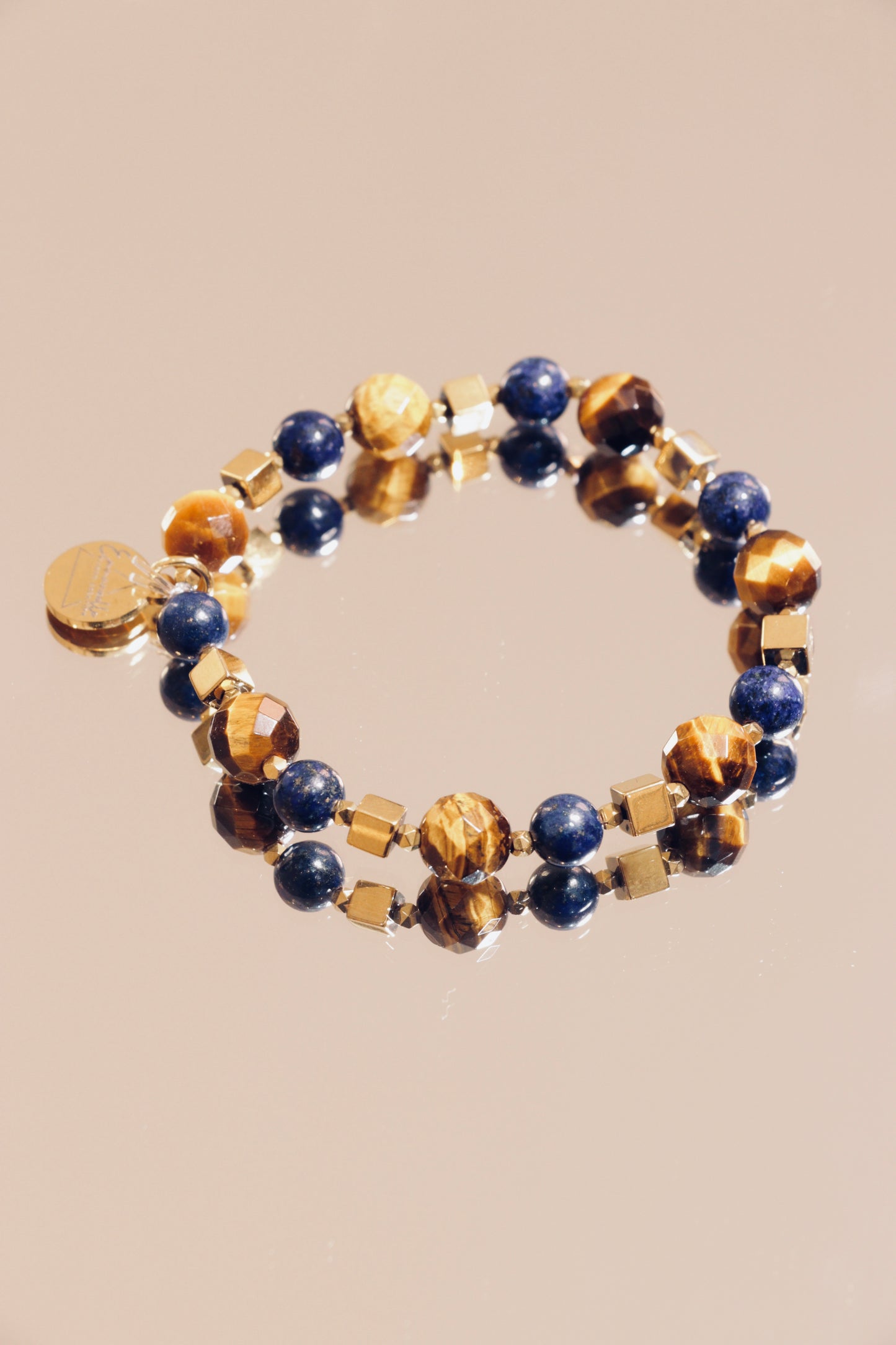 Bracelet JÑĀNA en Lapis Lazuli – Intuition & Communication Authentique