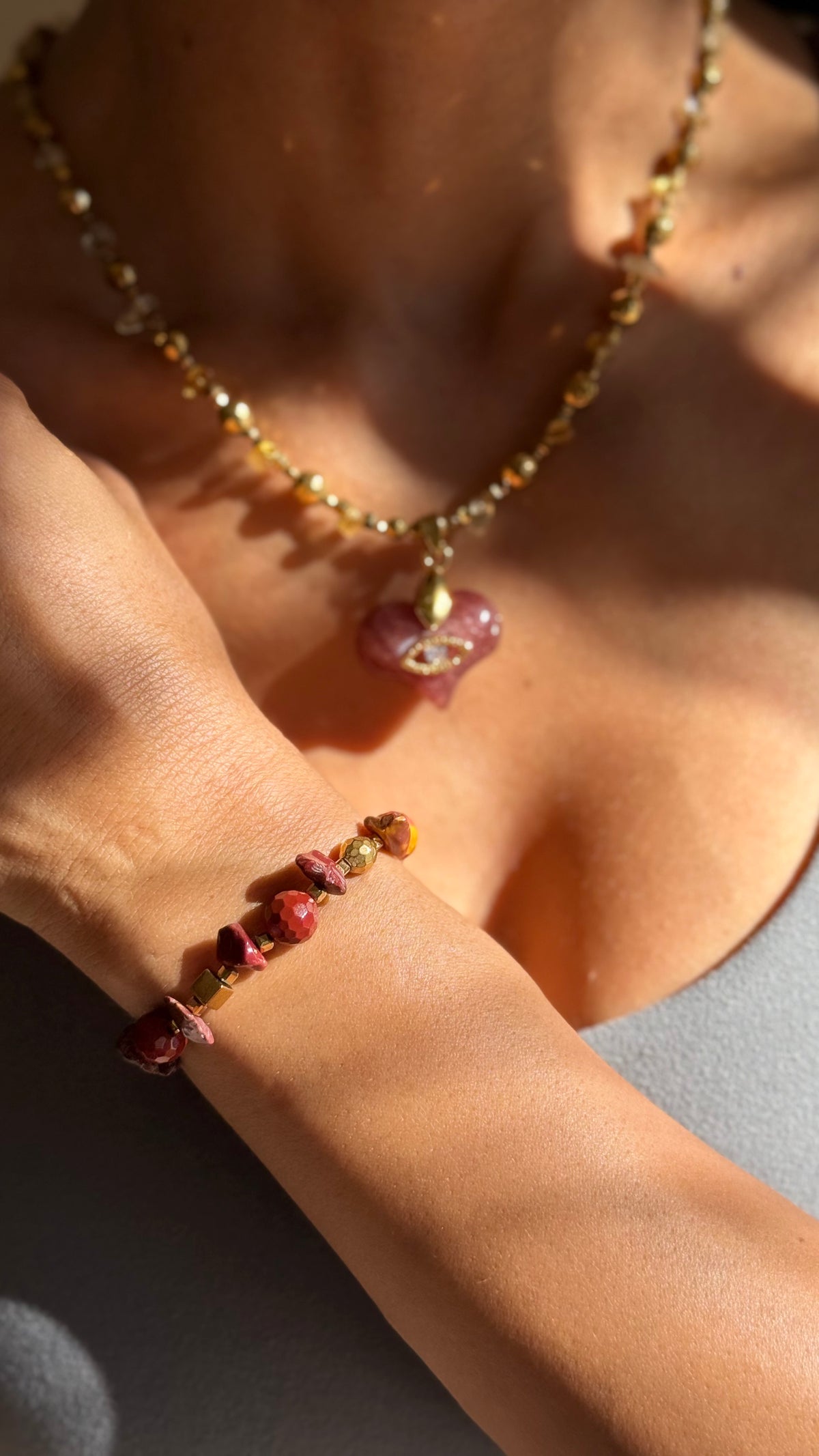 AUDACE — Bracelet en Mokaïte | Confiance & Passage à l’action