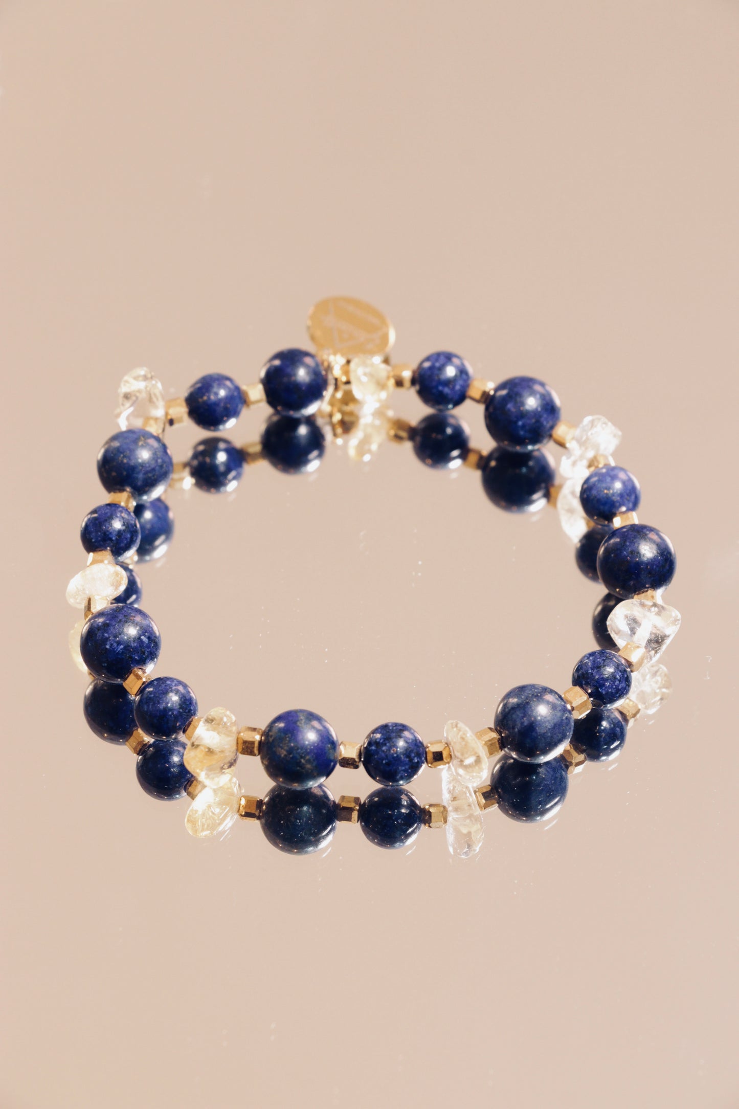 Bracelet JÑĀNA en Lapis Lazuli – Intuition & Communication Authentique