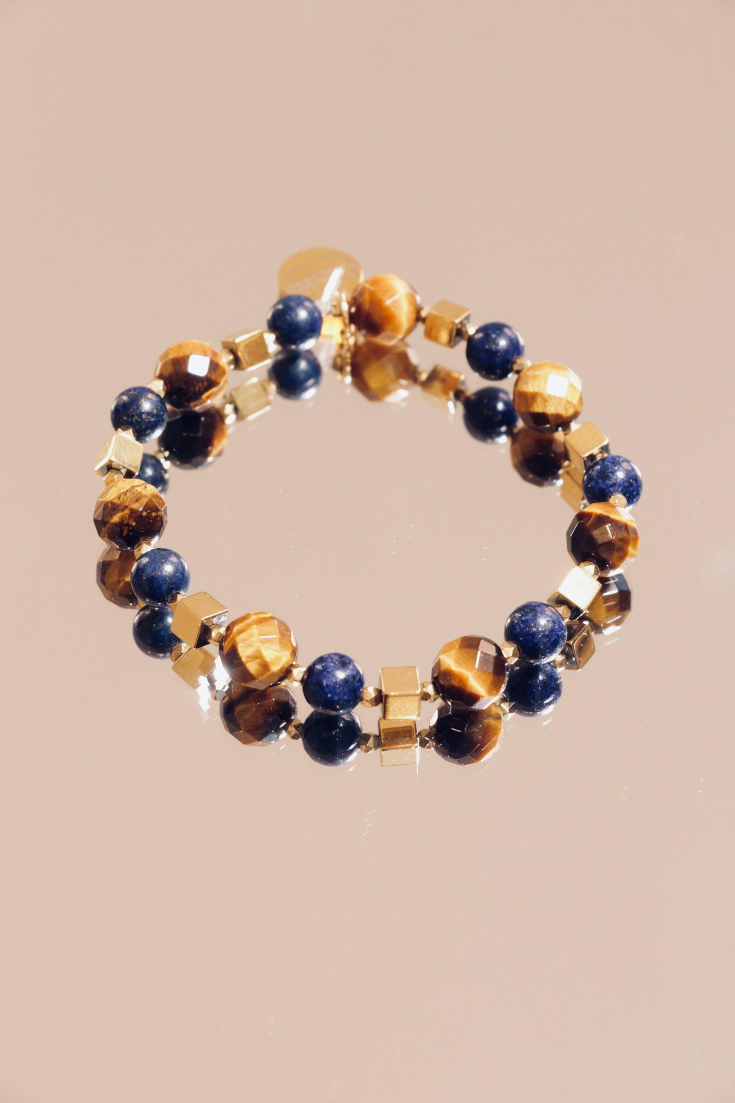 Bracelet JÑĀNA en Lapis Lazuli – Intuition & Communication Authentique