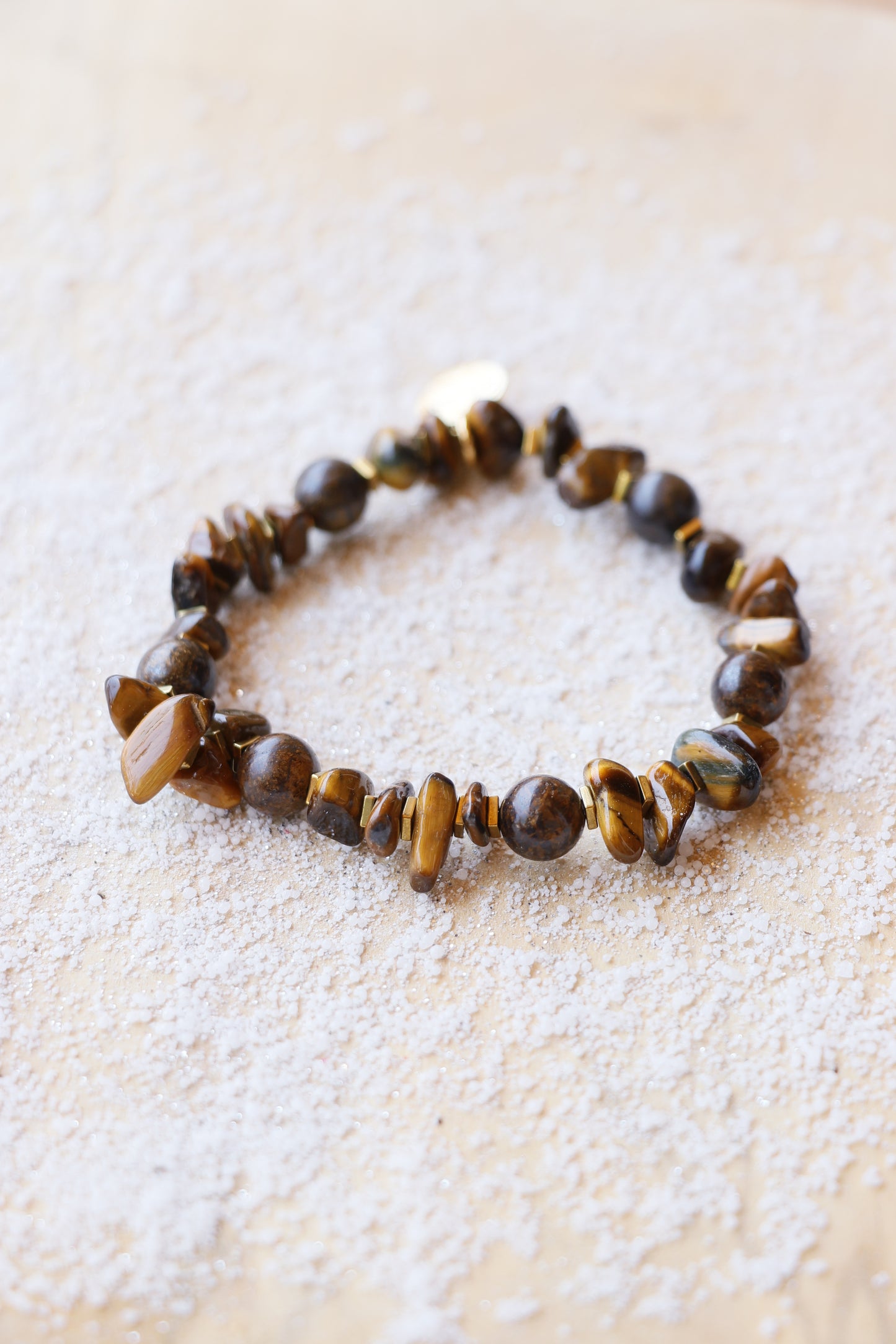 Bracelet VIRYA Confiance & Protection en Oeil de Tigre