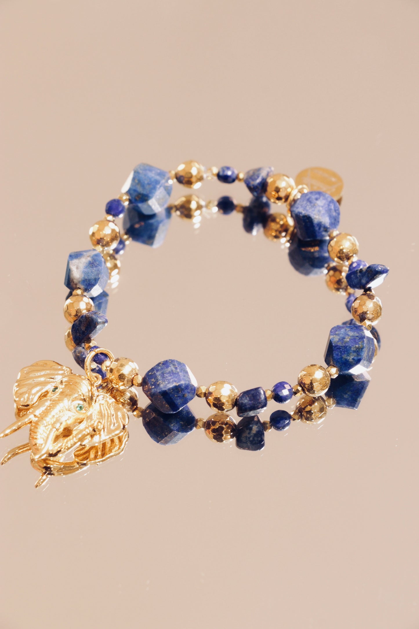 Bracelet JÑĀNA en Lapis Lazuli – Intuition & Communication Authentique