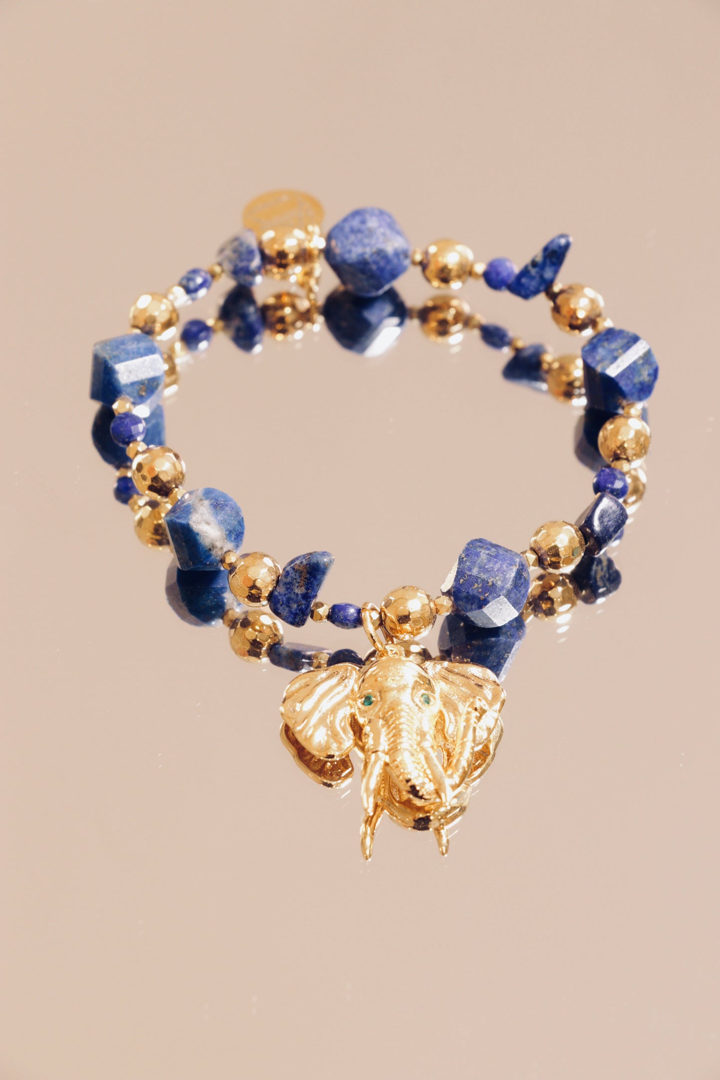 Bracelet JÑĀNA en Lapis Lazuli – Intuition & Communication Authentique