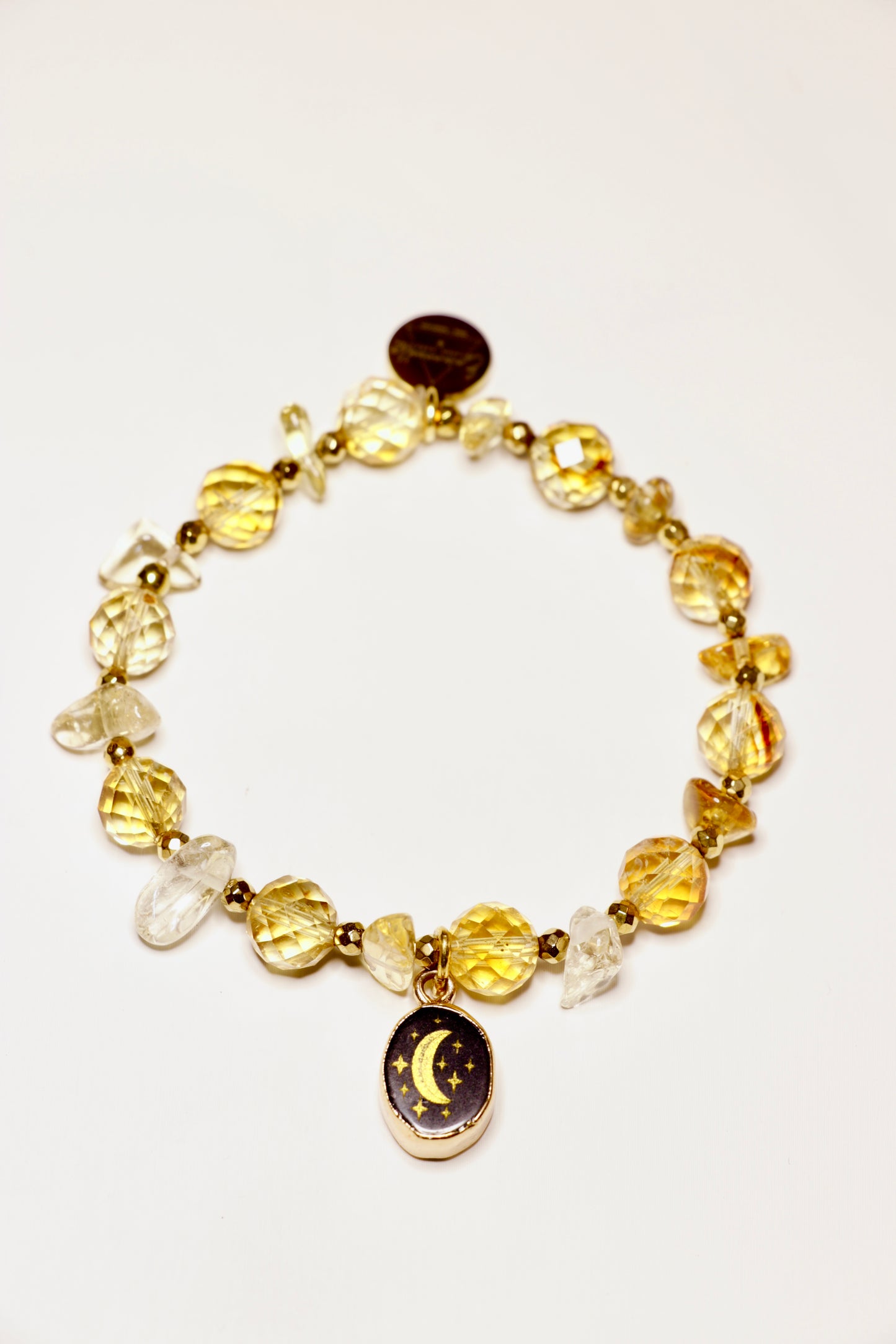 Bracelet Lune DHANAYA en Citrine