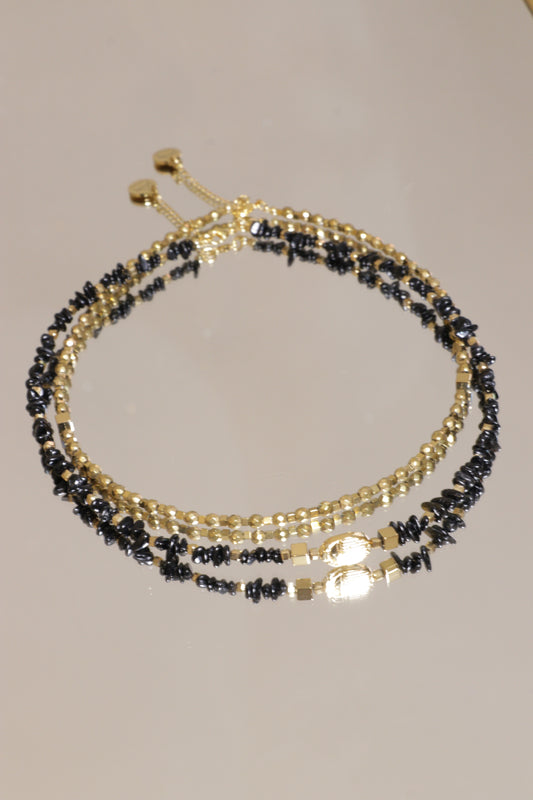 Collier Tour de Cou KSHAMA pendentif scarabée  ⟡ Je me protège contre les énergies négatives