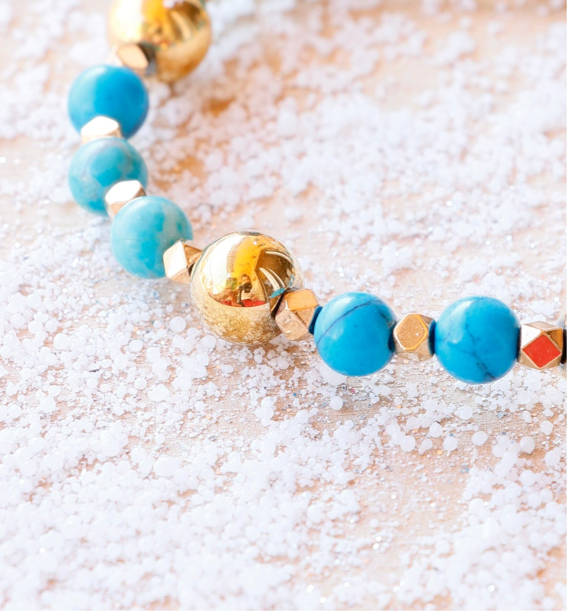 Bracelet simple VAK en Turquoise – Protection & Communication Authentique