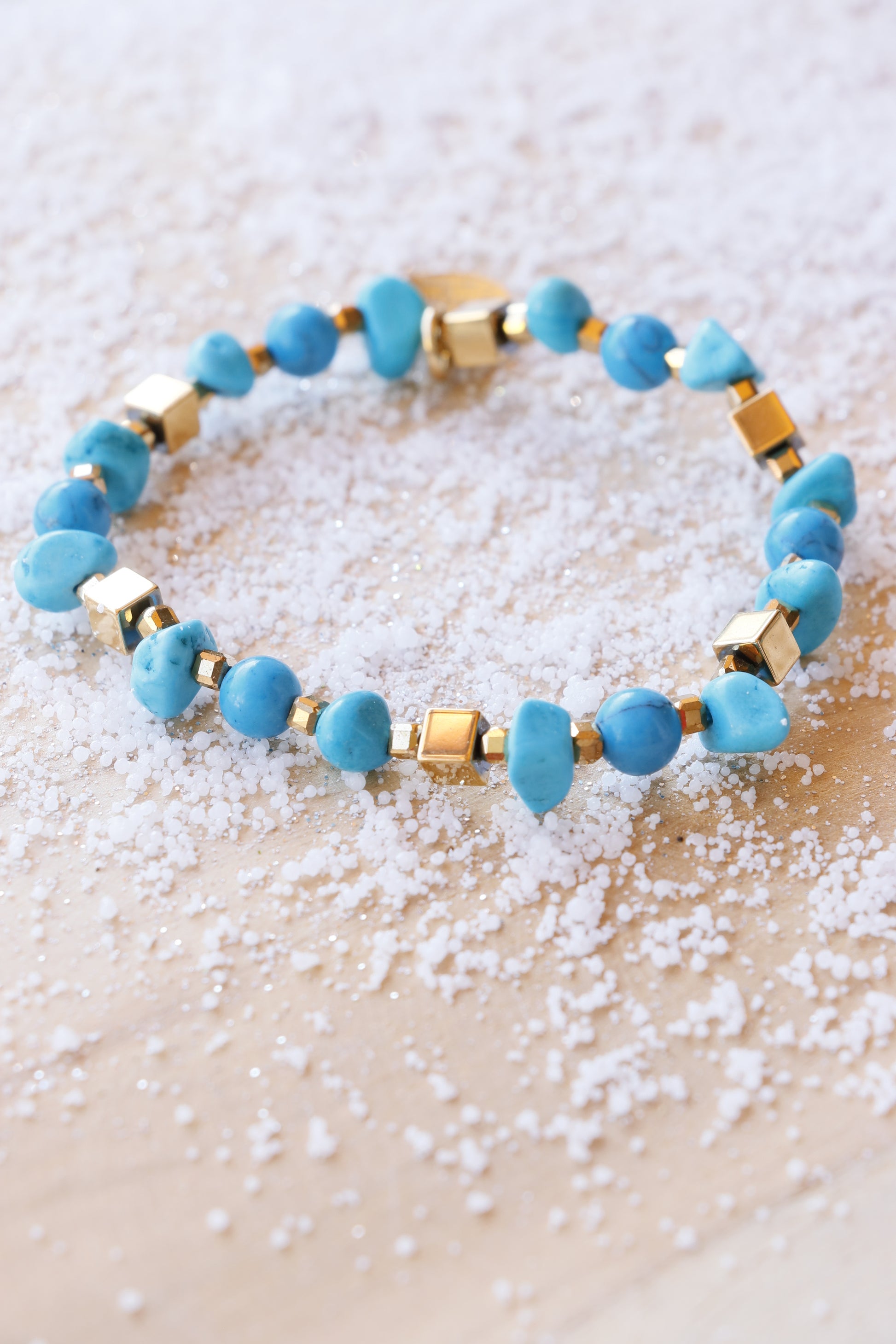 Bracelet en turquoise Emmanuelle Bijoux Création
