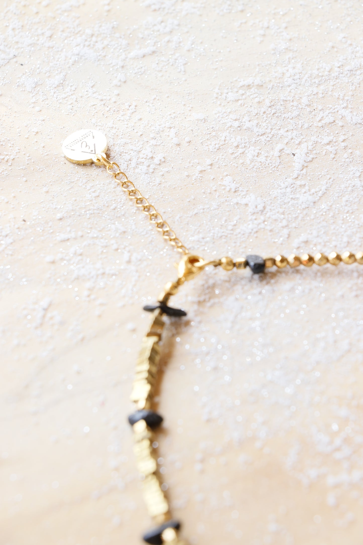 Collier Tour de cou en Tourmaline Noire KSHAMA Protection & Ancrage