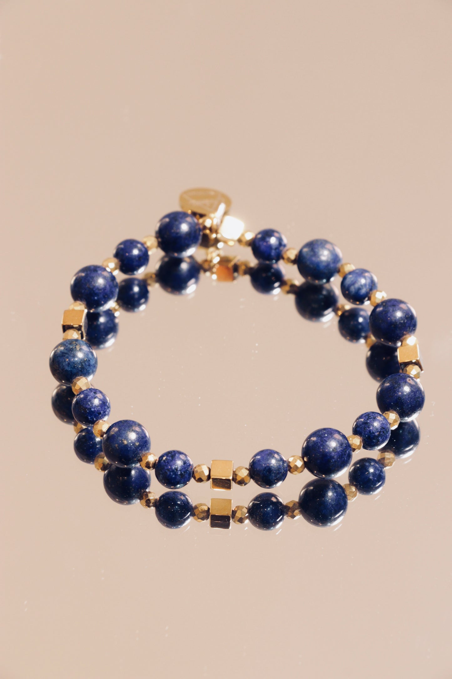 Bracelet JÑĀNA en Lapis Lazuli – Intuition & Communication Authentique