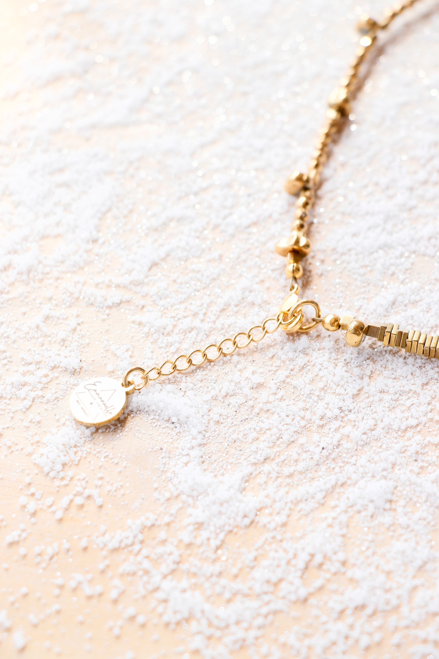 Sautoir SAMATA pendentif coquillage – Chance & Harmonie en Aventurine