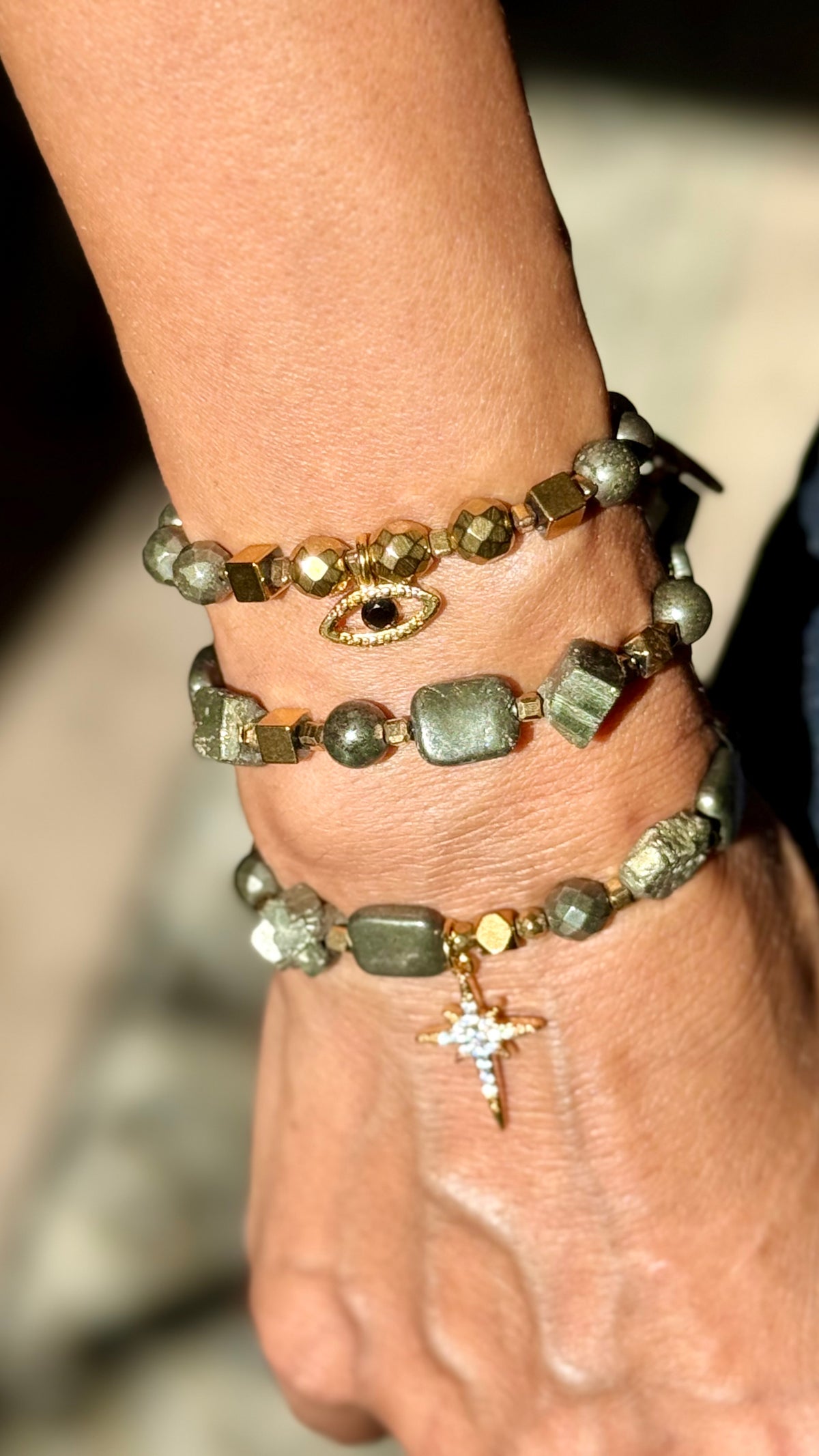 LUMEN — Bracelet en Pyrite Étoile | Abondance & Opportunités