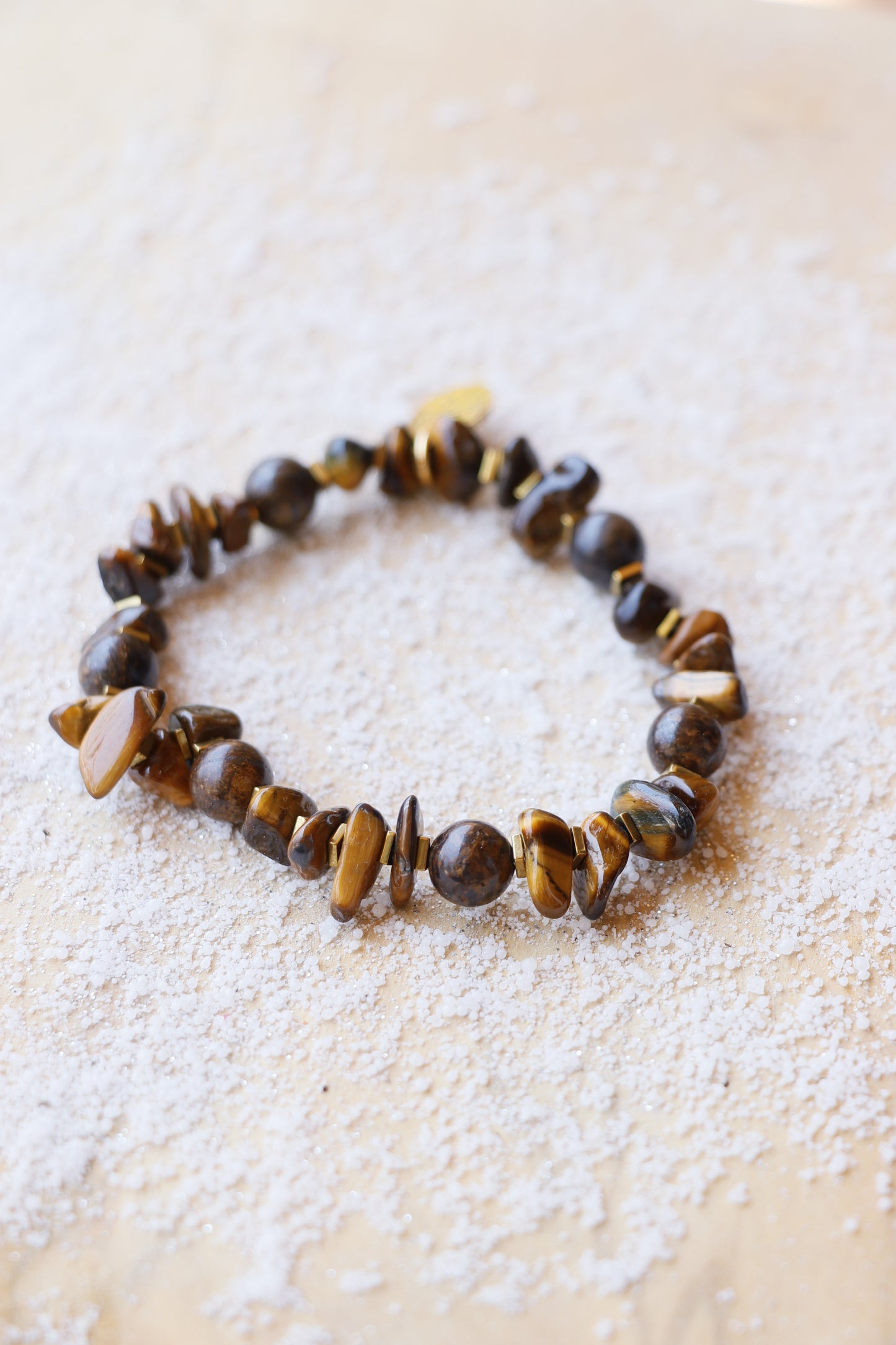 Bracelet VIRYA Confiance & Protection en Oeil de Tigre