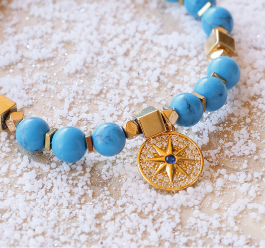 Bracelet VAK en Turquoise – Protection & Communication Authentique