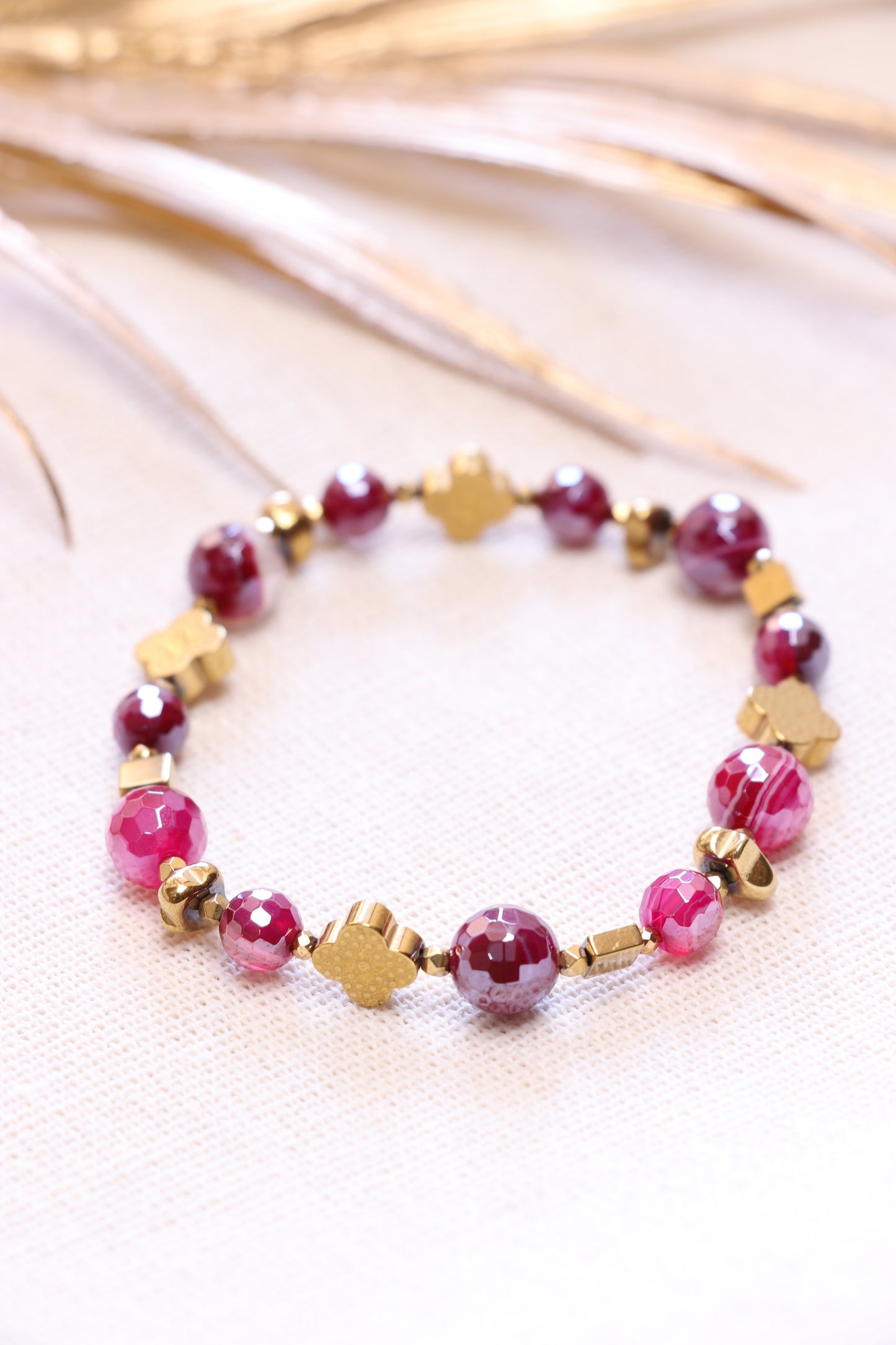 SILENCE - Bracelet en pierres d'agate | APAISEMENT