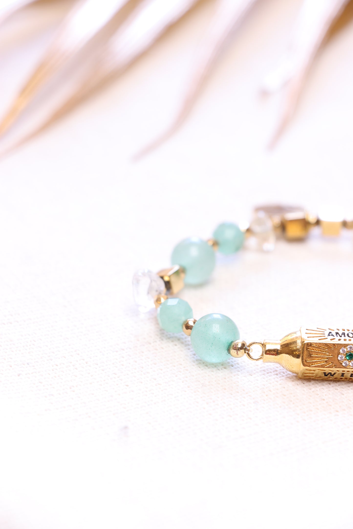 LUMEN -  Bracelet en Aventurine | Abondance & Opportunités