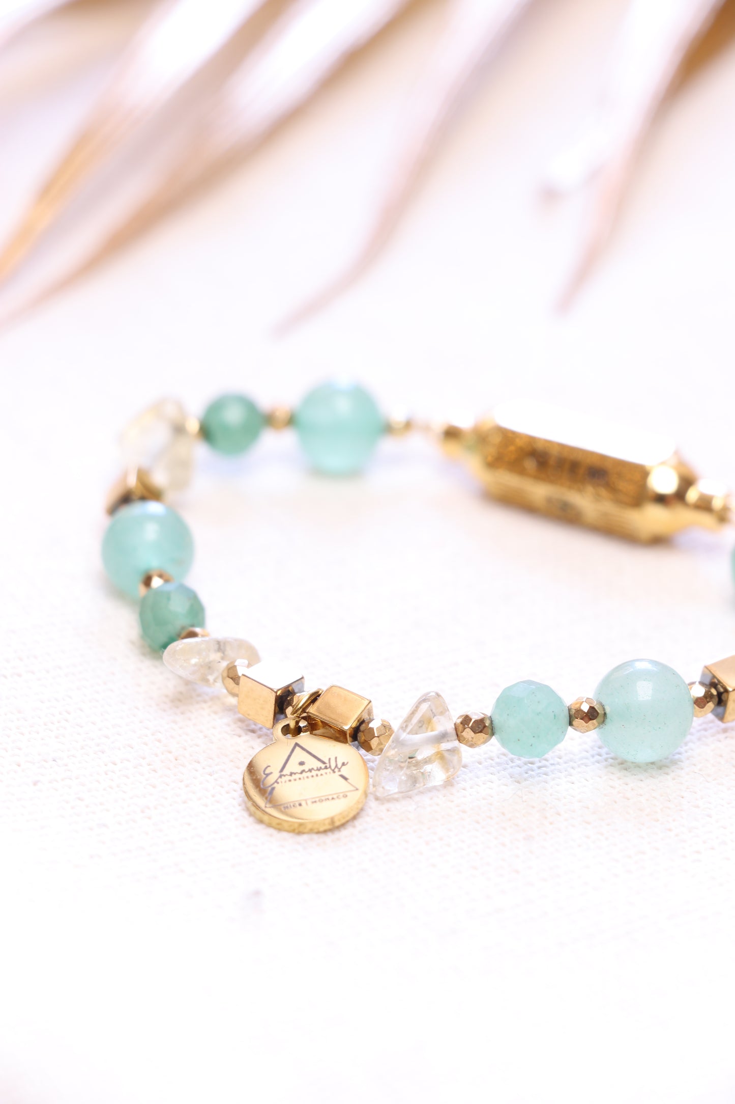 LUMEN -  Bracelet en Aventurine | Abondance & Opportunités