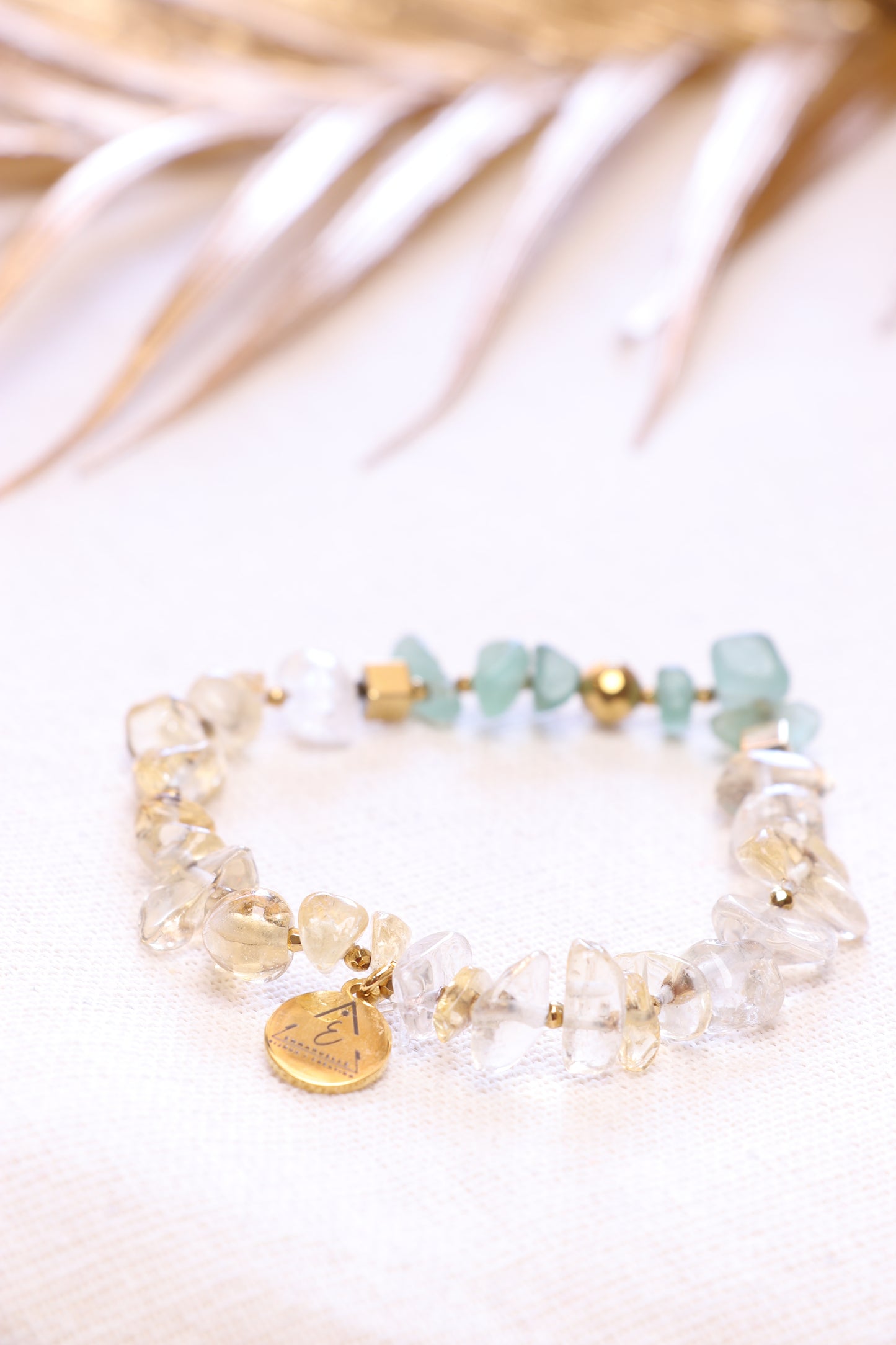 LUMEN -  Bracelet en Aventurine | Abondance & Opportunités