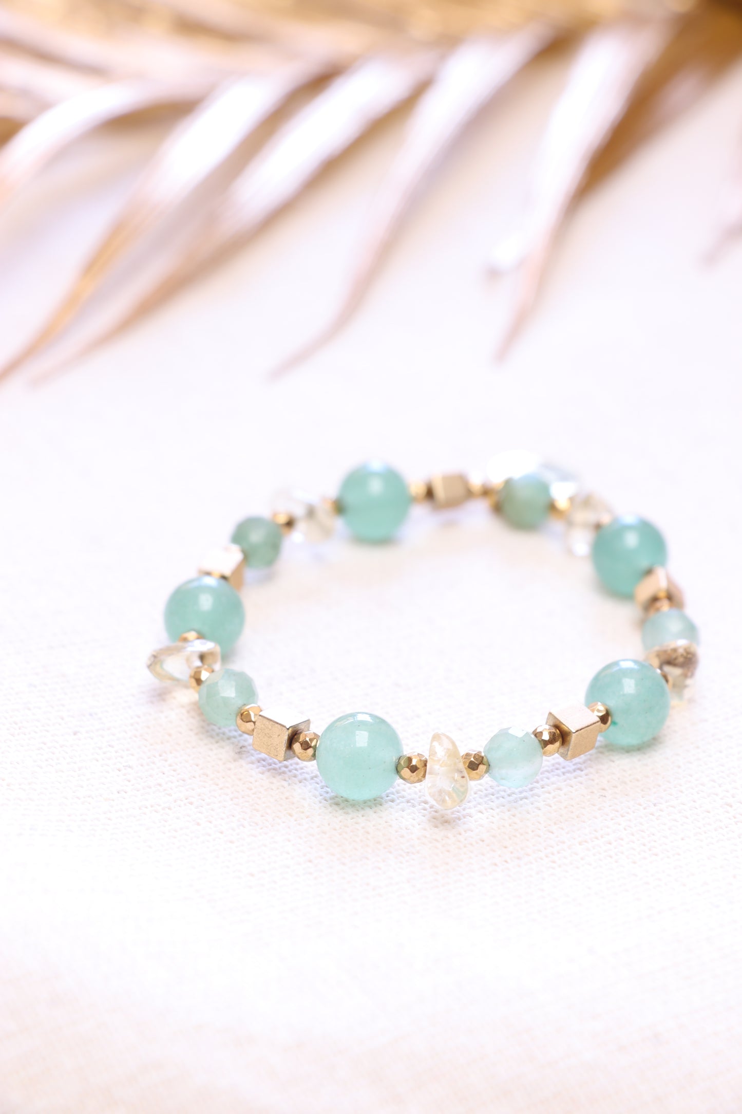 LUMEN — Bracelet en Aventurine | Abondance & Opportunités