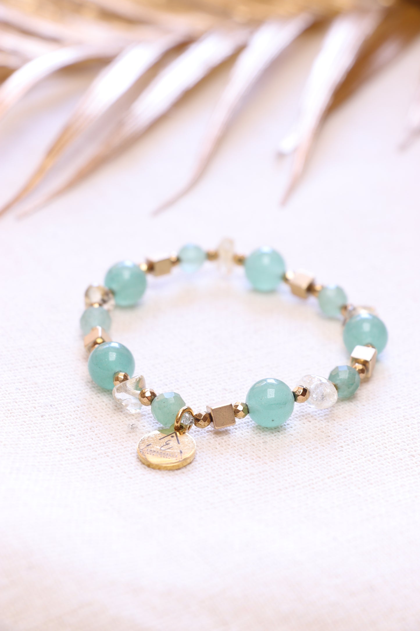 LUMEN — Bracelet en Aventurine | Abondance & Opportunités