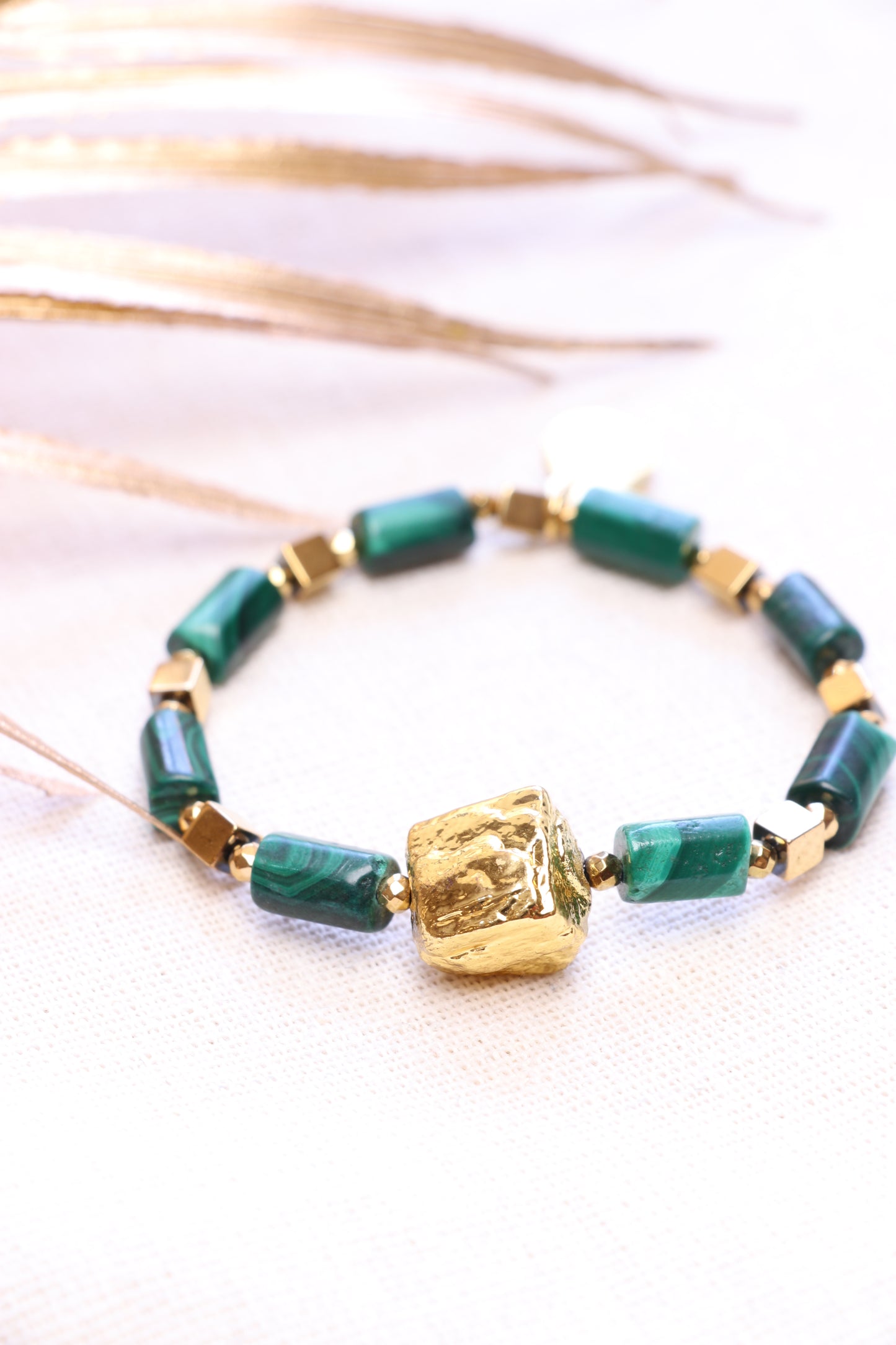 ALTER  - Bracelet en Malachite | RÉGÉRATION, ÉQUILIBRE & TRANSFORMATION