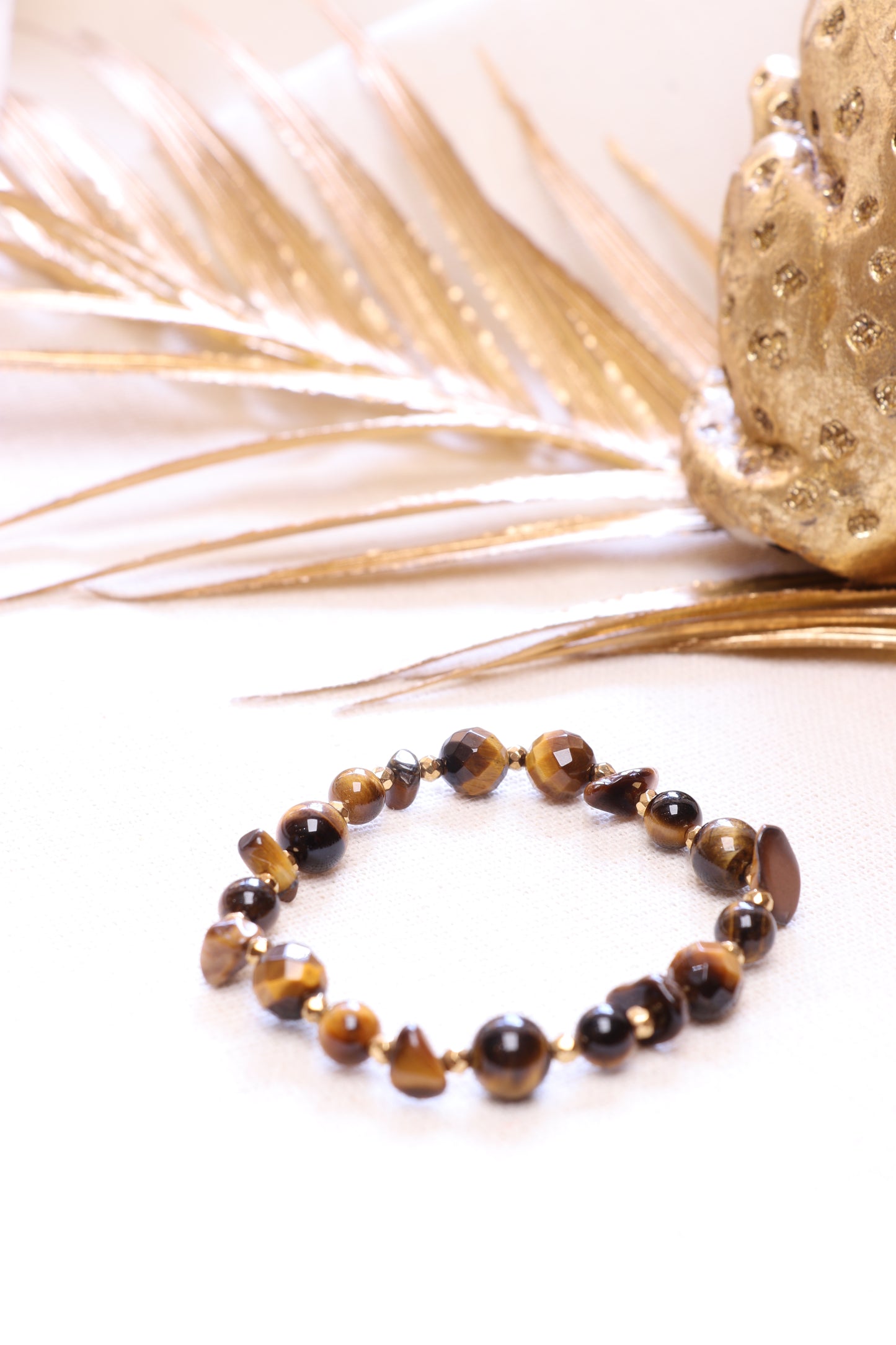 EGIDE Bracelet • Oeil de tigre • CONFIANCE & COURAGE