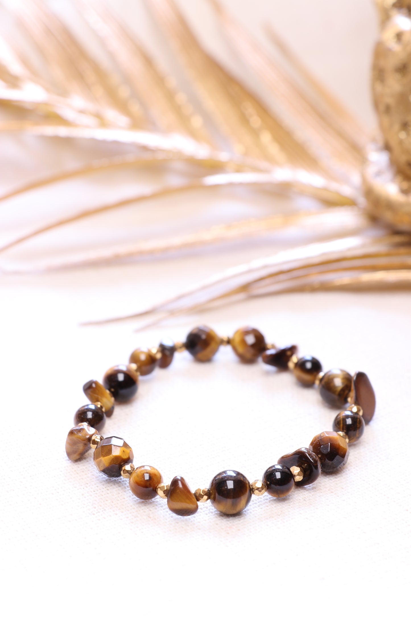 EGIDE Bracelet • Oeil de tigre • CONFIANCE & COURAGE