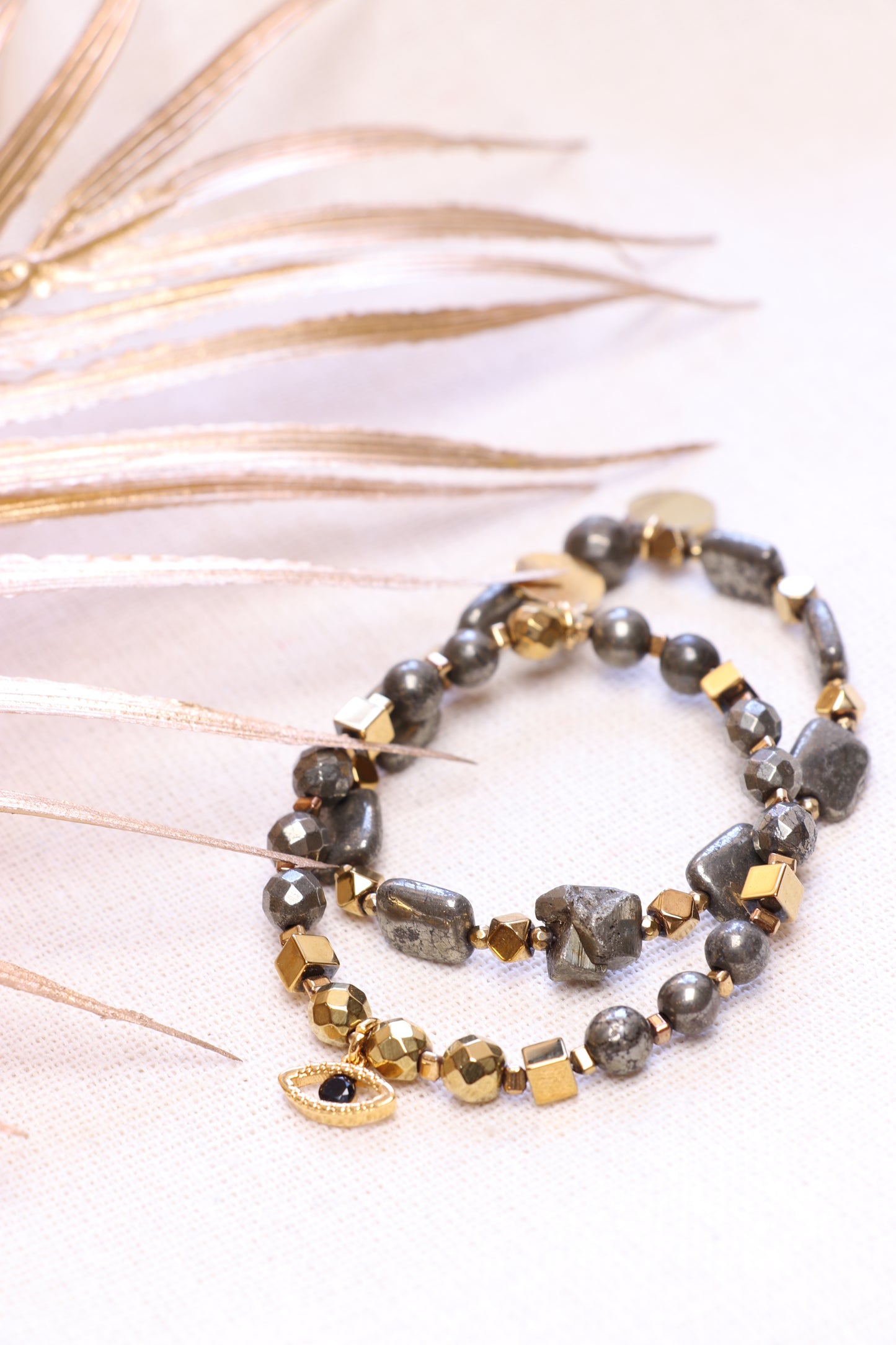 VIBHUTI Pyrite Bracelet 🜂 I take my place and attract abundance