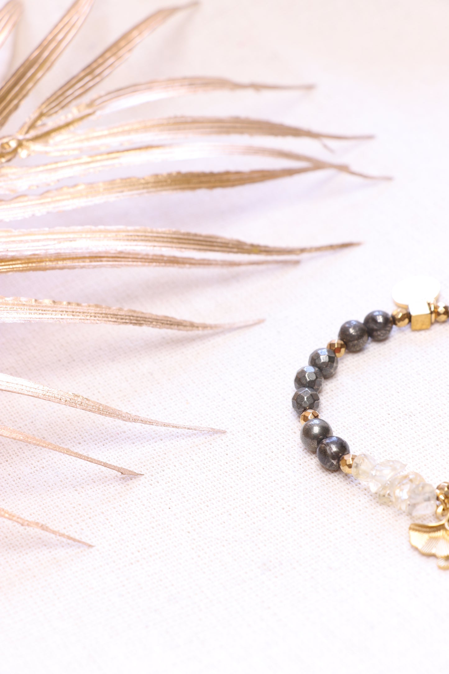 LUMEN |  Bracelet en Pyrite – Confiance en soi & courage | ABONDANCE & OPPORTUNITÉS