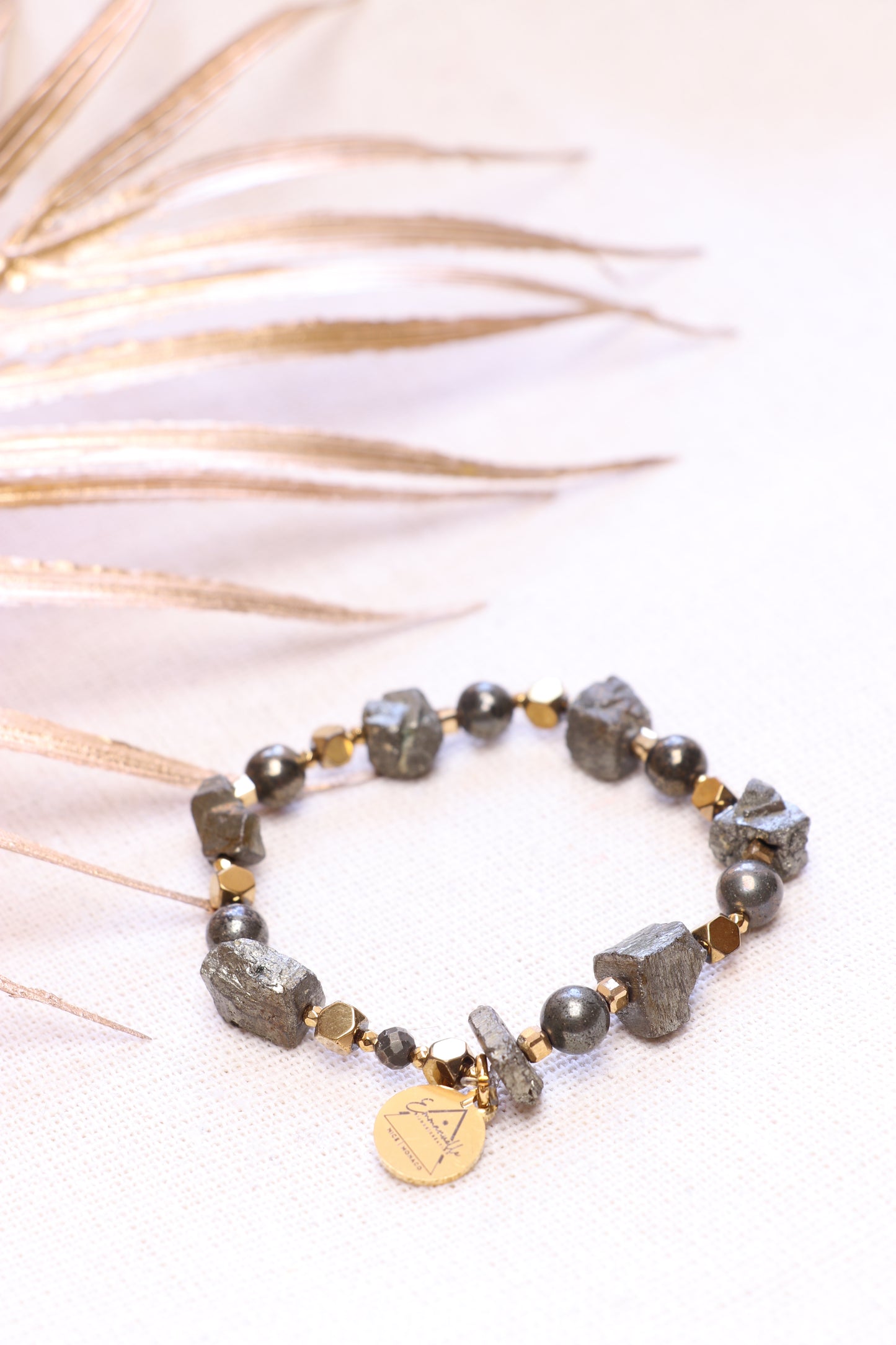 LUMEN |  Bracelet en Pyrite – Confiance en soi & courage | ABONDANCE & OPPORTUNITÉS