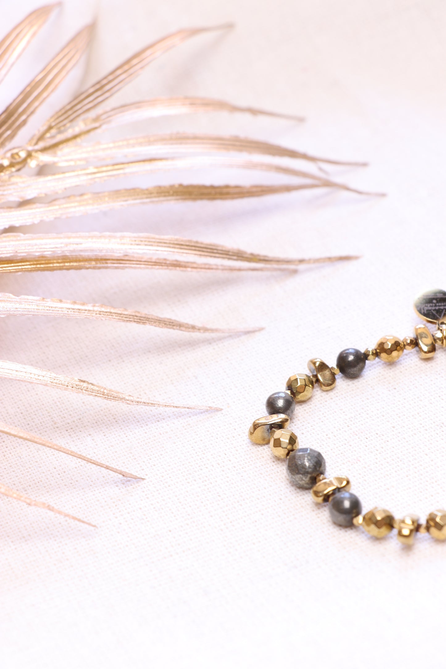 LUMEN |  Bracelet en Pyrite – Confiance en soi & courage | ABONDANCE & OPPORTUNITÉS (Copie)