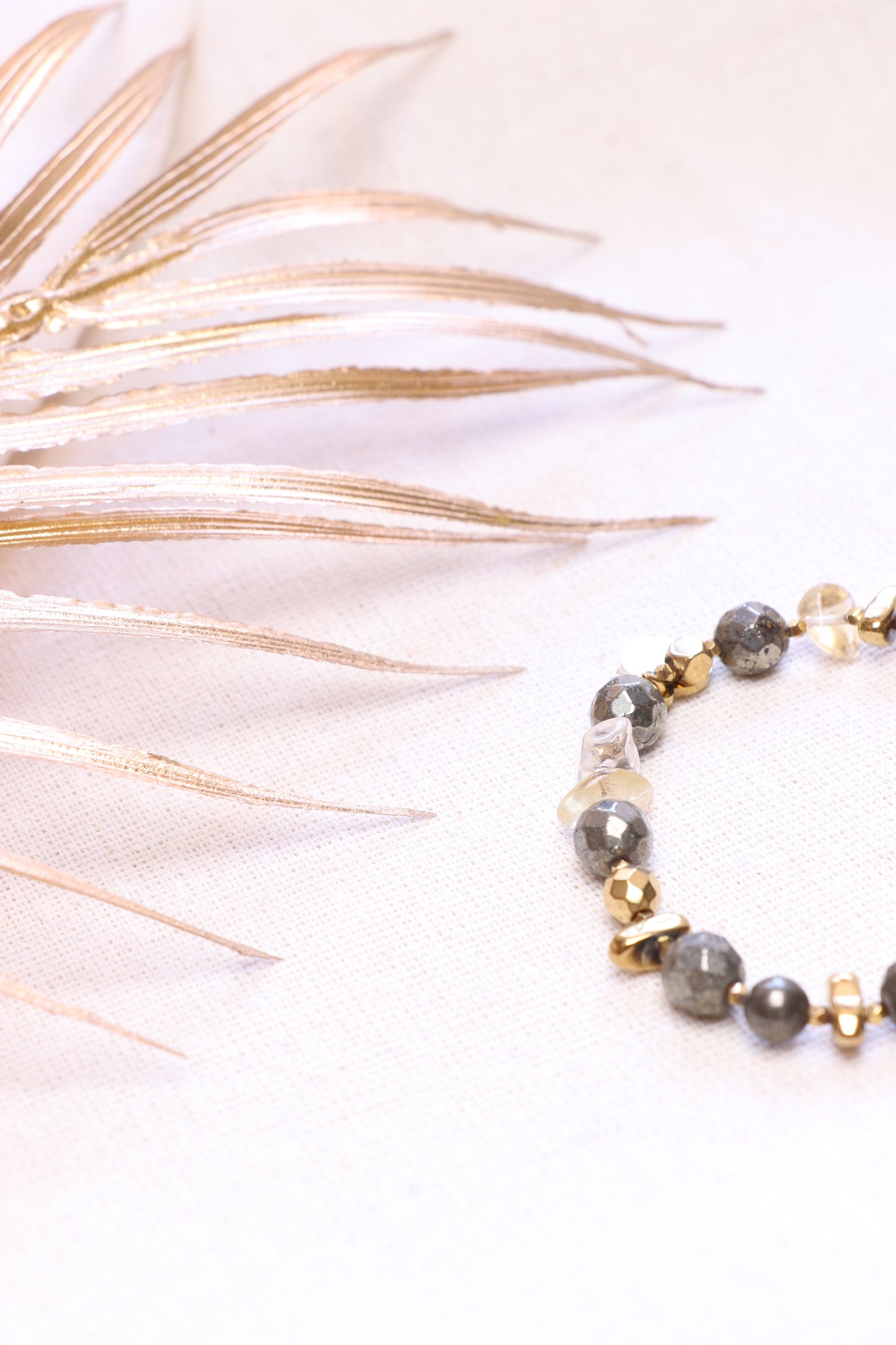 LUMEN |  Bracelet en Pyrite – Confiance en soi & courage | ABONDANCE & OPPORTUNITÉS