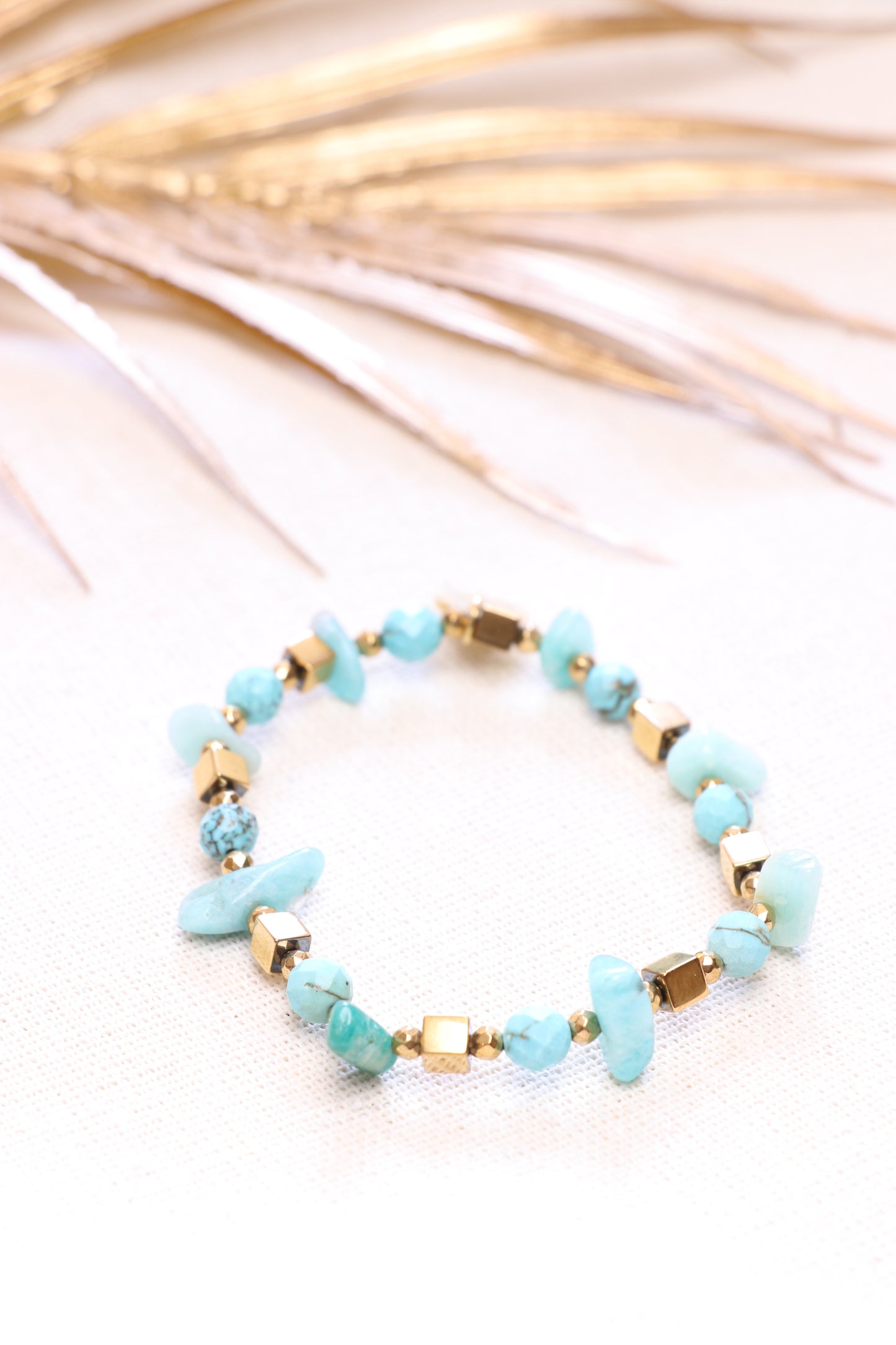 RIVAGE Bracelet en Turquoise | La Vérité du Cœur | Communication & Expression