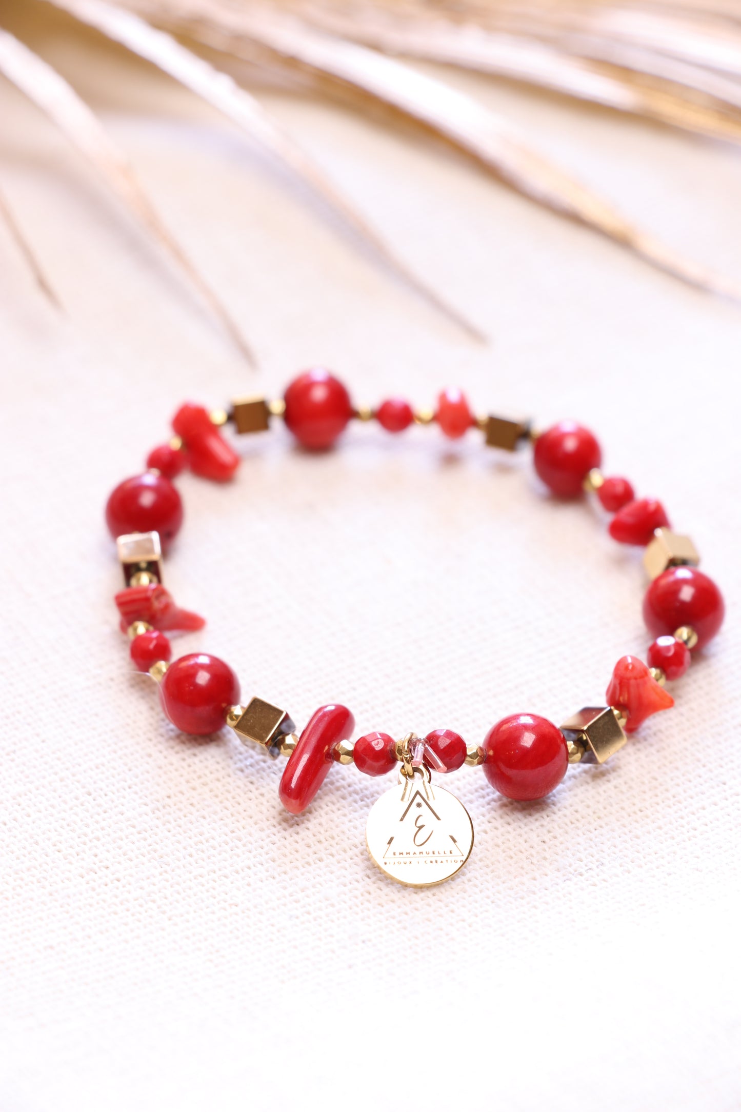 RAKTA Bamboo Coral Bracelet – Joy, Vital Life Force & Body Energy