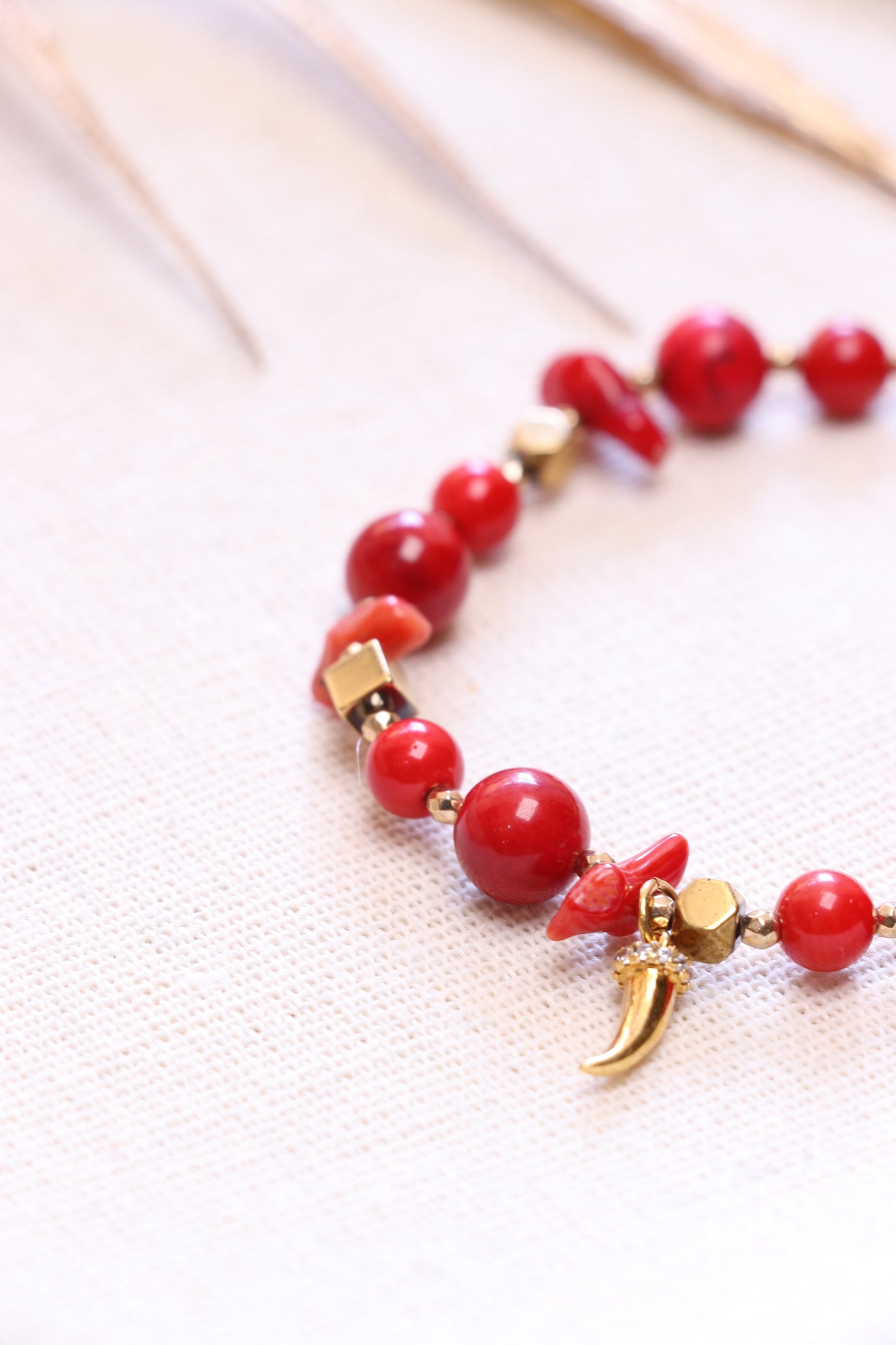 RAKTA Bamboo Coral Bracelet – Joy, Vital Life Force & Body Energy